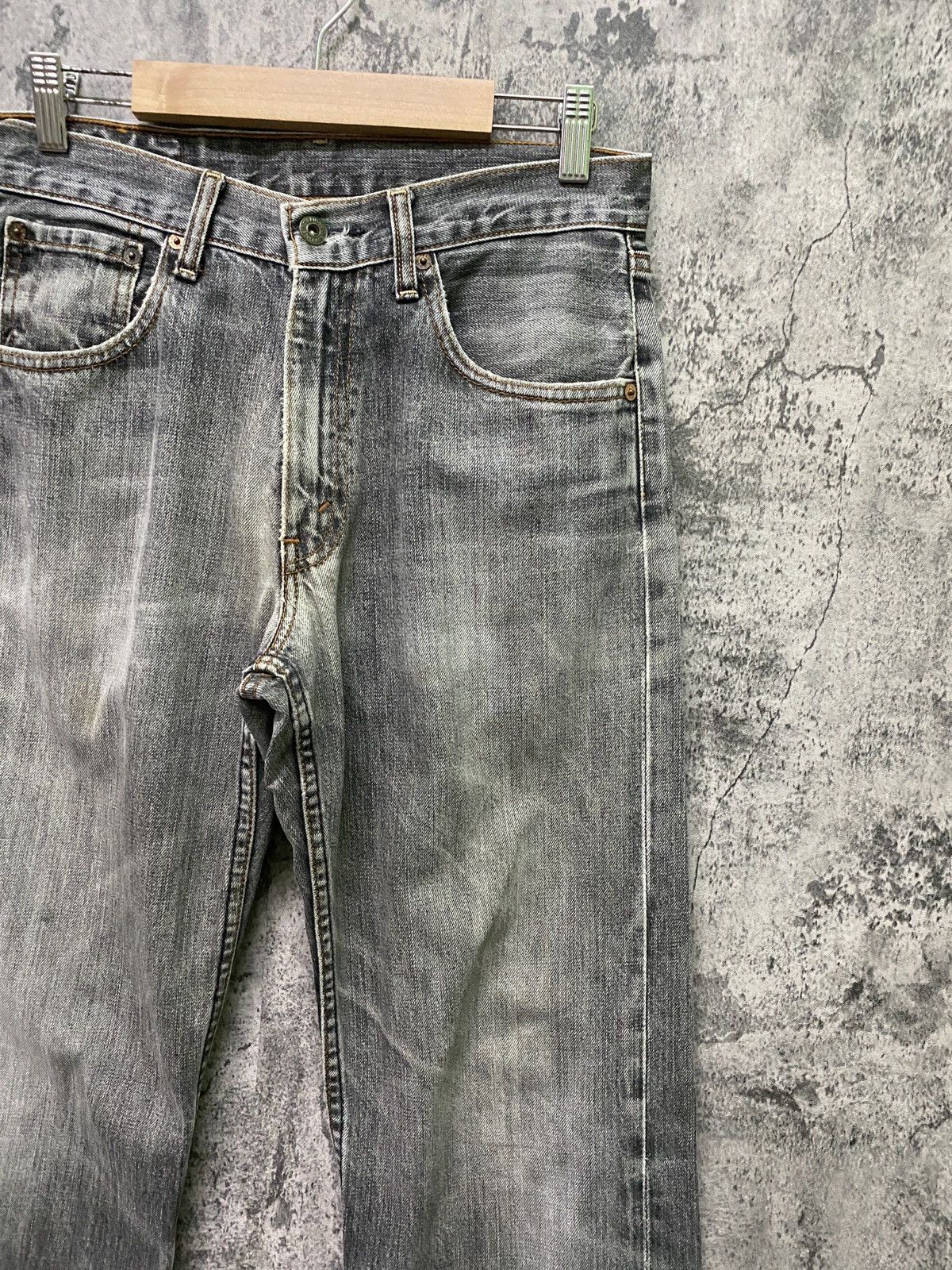 Levi's × Levi's Vintage Clothing × Vintage Vintage 90s LEVIS Black Grey 503 Distressed Denim Size US 28 / EU 44 - 5 Thumbnail