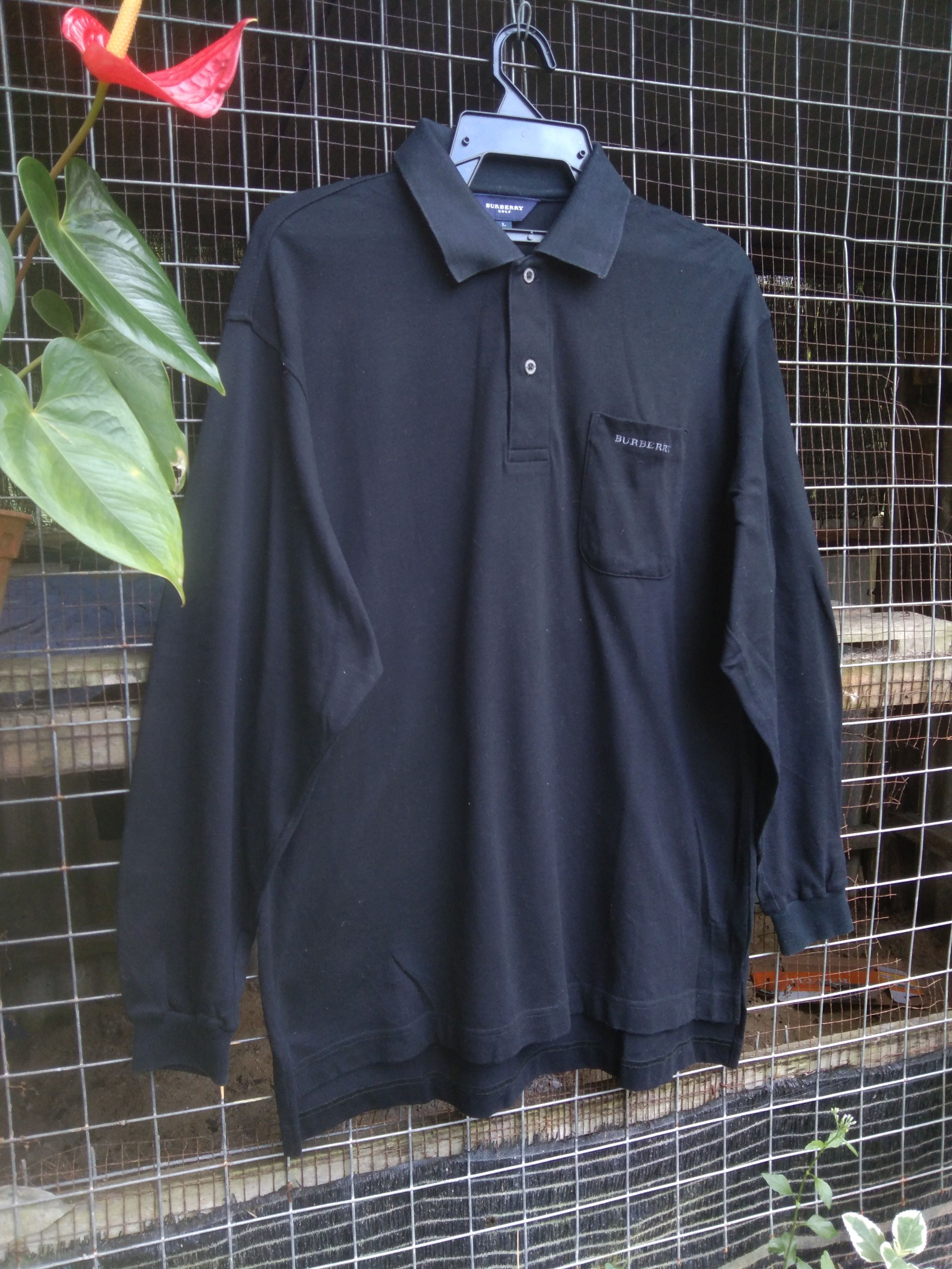 Burberry BURBERRY GOLF JAPAN LONG SLEEVE SHIRT Size US L / EU 52-54 / 3 - 3 Thumbnail