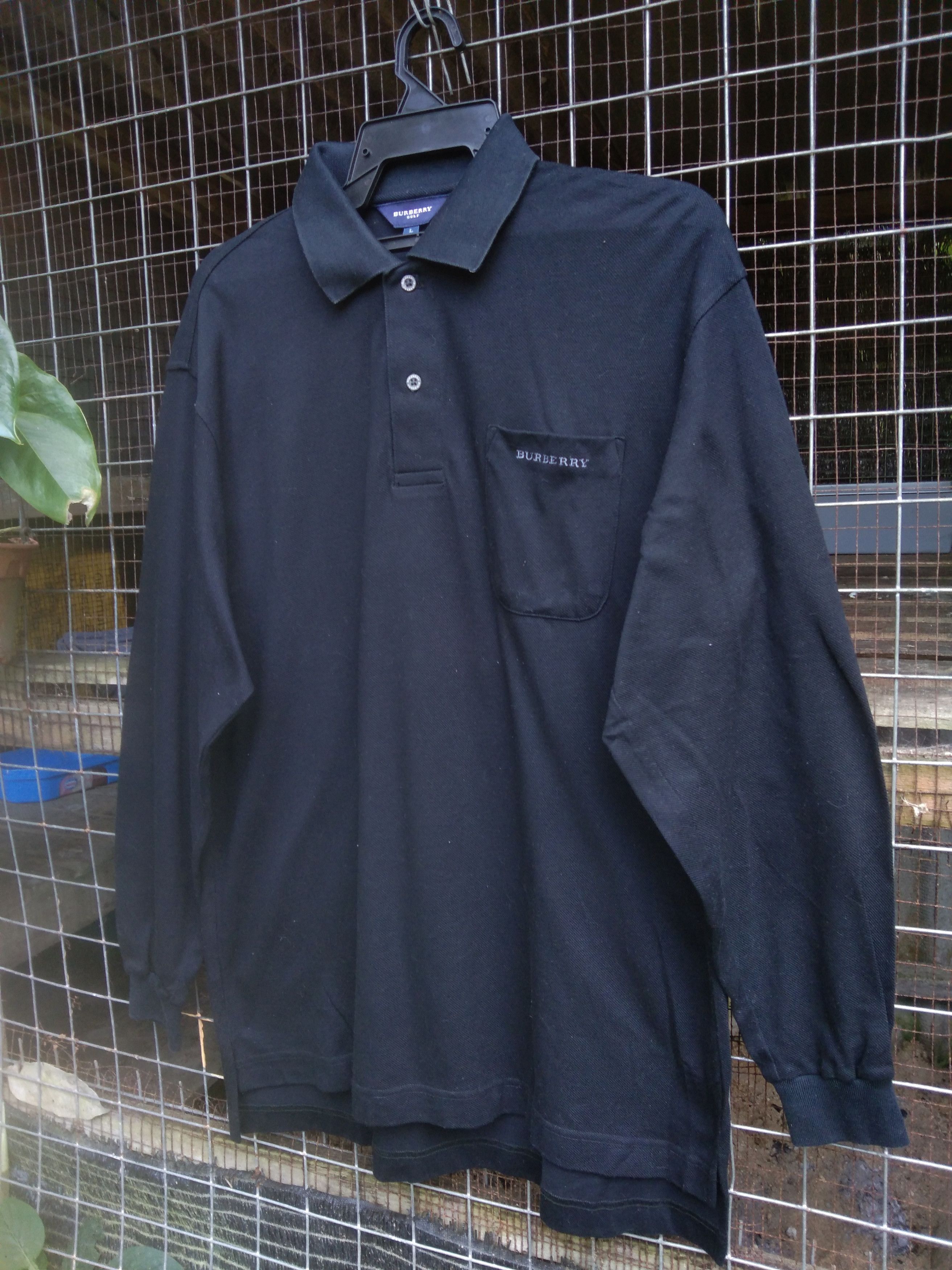 Burberry BURBERRY GOLF JAPAN LONG SLEEVE SHIRT Size US L / EU 52-54 / 3 - 2 Thumbnail