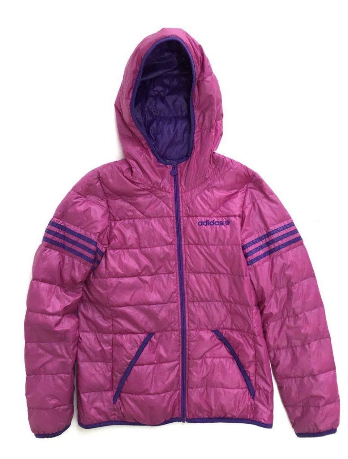 image of Adidas Puffer Jacket in Pink, Men's (Size Small)