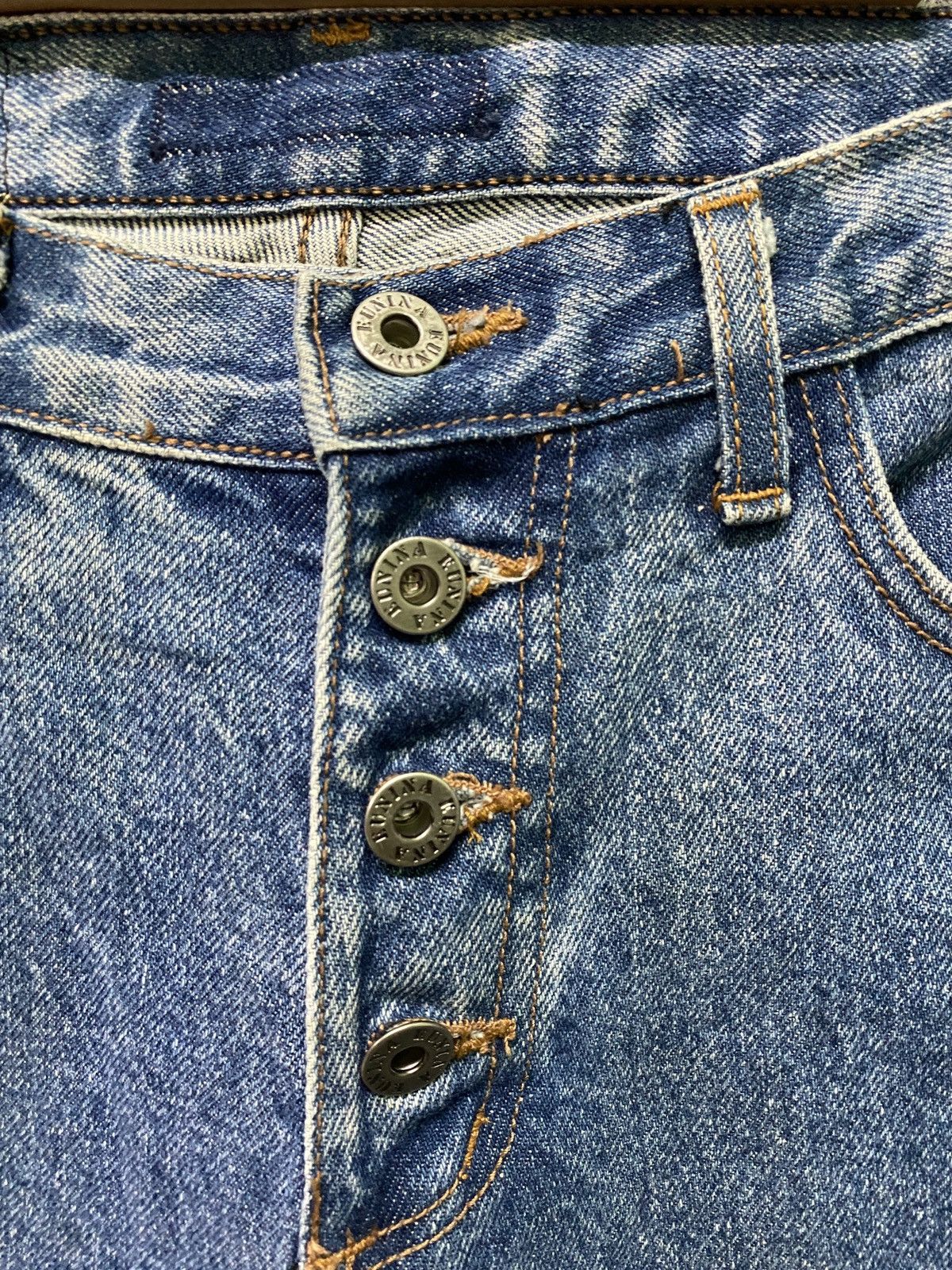 Art Comes First × Designer Storm Custom Denim Pant Flared Bootcut Hybrid Pant Size US 28 / EU 44 - 9 Thumbnail