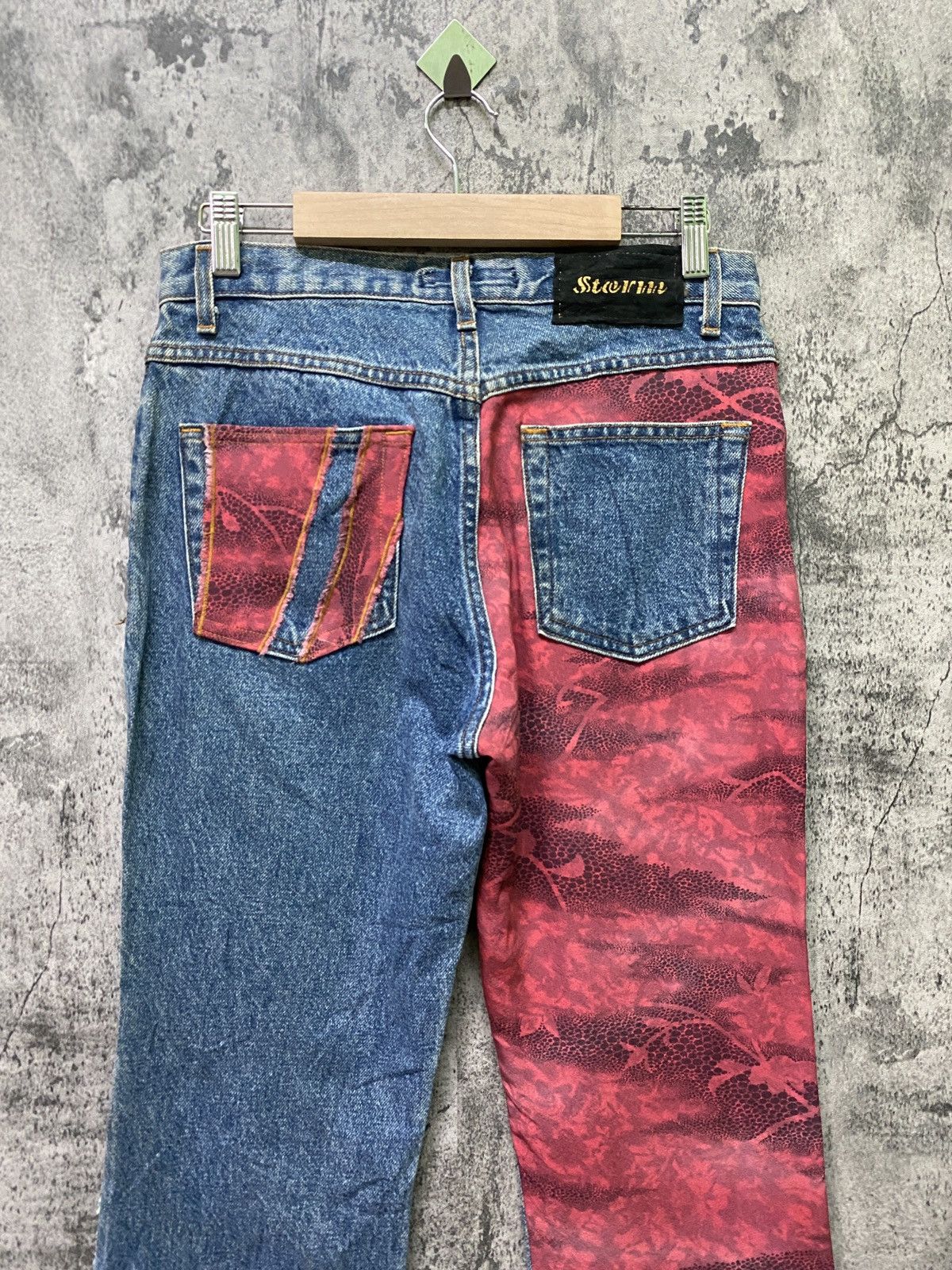 Art Comes First × Designer Storm Custom Denim Pant Flared Bootcut Hybrid Pant Size US 28 / EU 44 - 10 Thumbnail