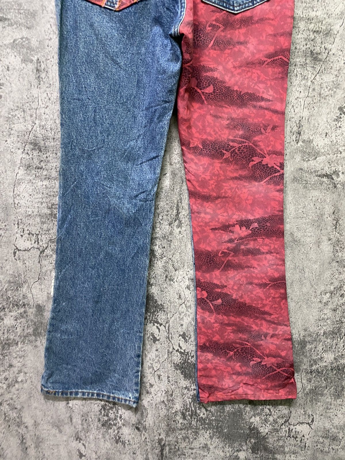 Art Comes First × Designer Storm Custom Denim Pant Flared Bootcut Hybrid Pant Size US 28 / EU 44 - 15 Thumbnail