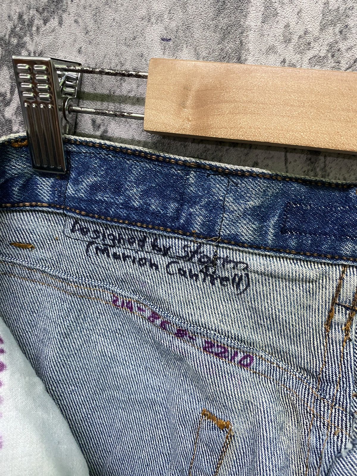 Art Comes First × Designer Storm Custom Denim Pant Flared Bootcut Hybrid Pant Size US 28 / EU 44 - 17 Thumbnail