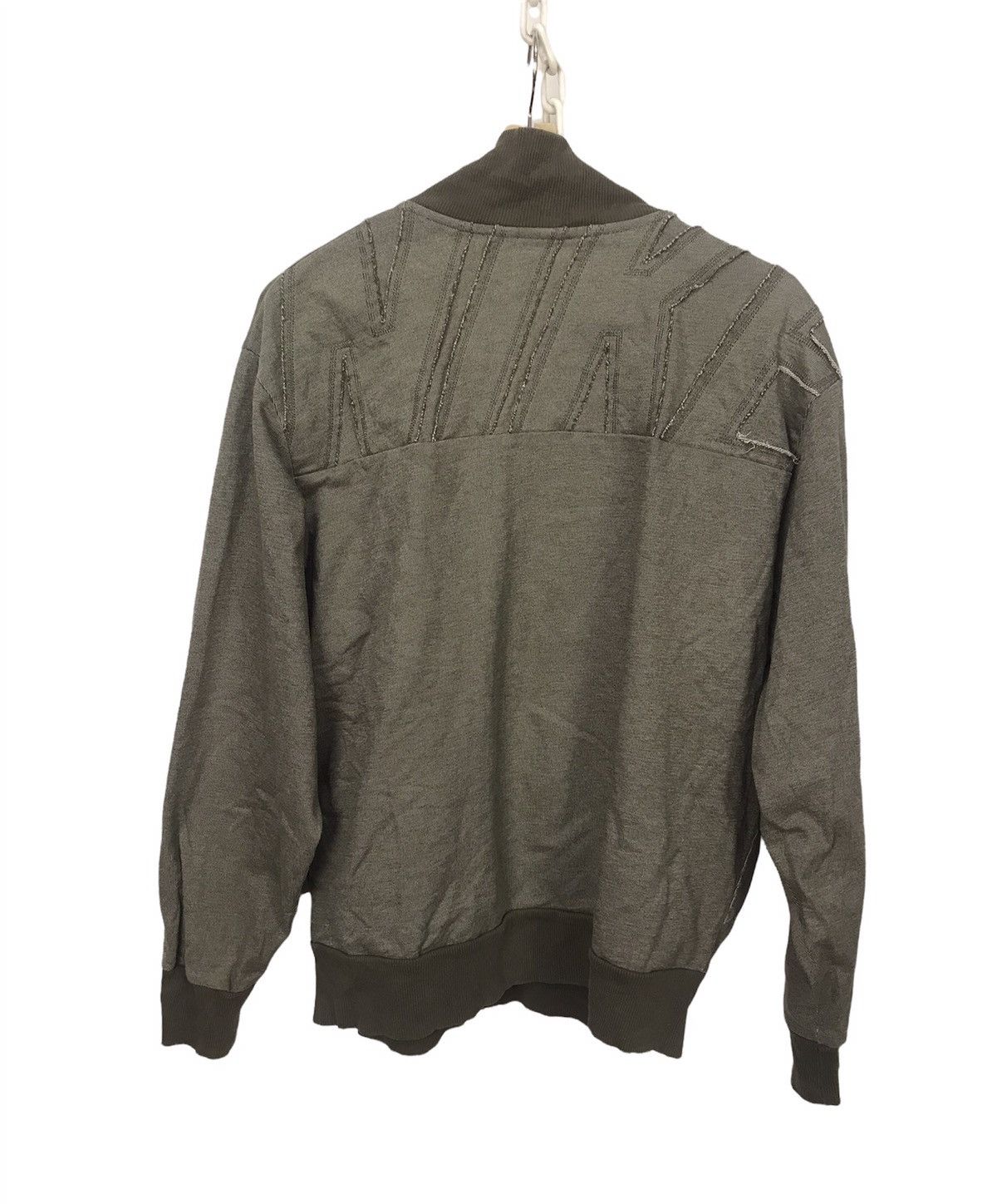 Nike Nike distressed back spellout zipper jacket Size US M / EU 48-50 / 2 - 2 Thumbnail