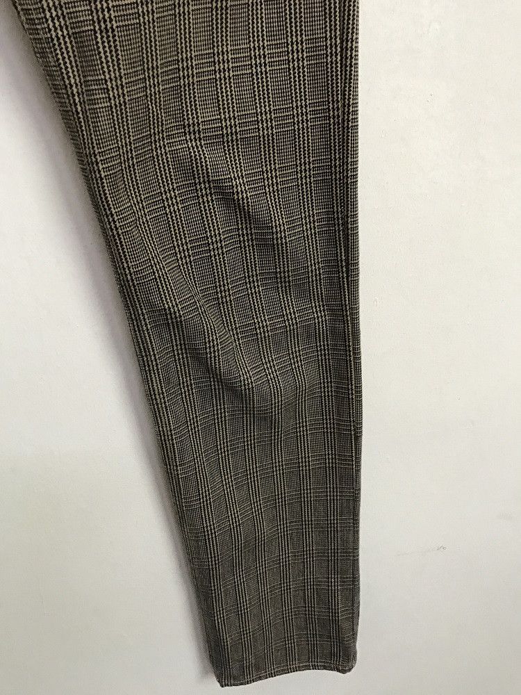 Hysteric Glamour HG Japan Leather Patch Tartan Paid Check Skinny Pant Size US 29 - 7 Thumbnail