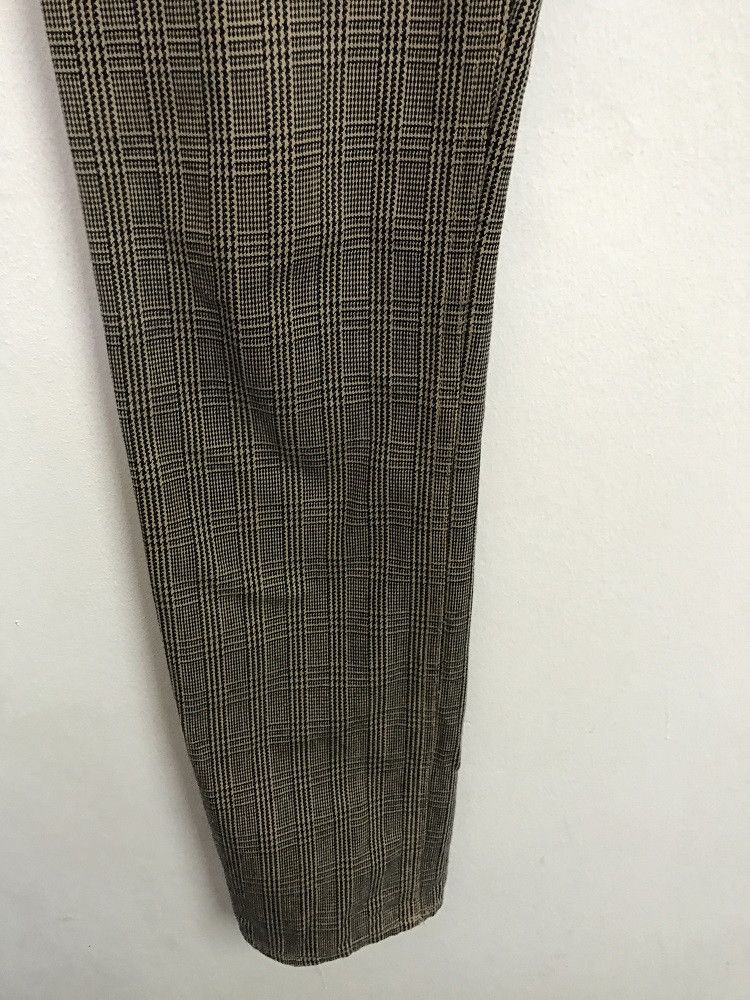 Hysteric Glamour HG Japan Leather Patch Tartan Paid Check Skinny Pant Size US 29 - 6 Thumbnail