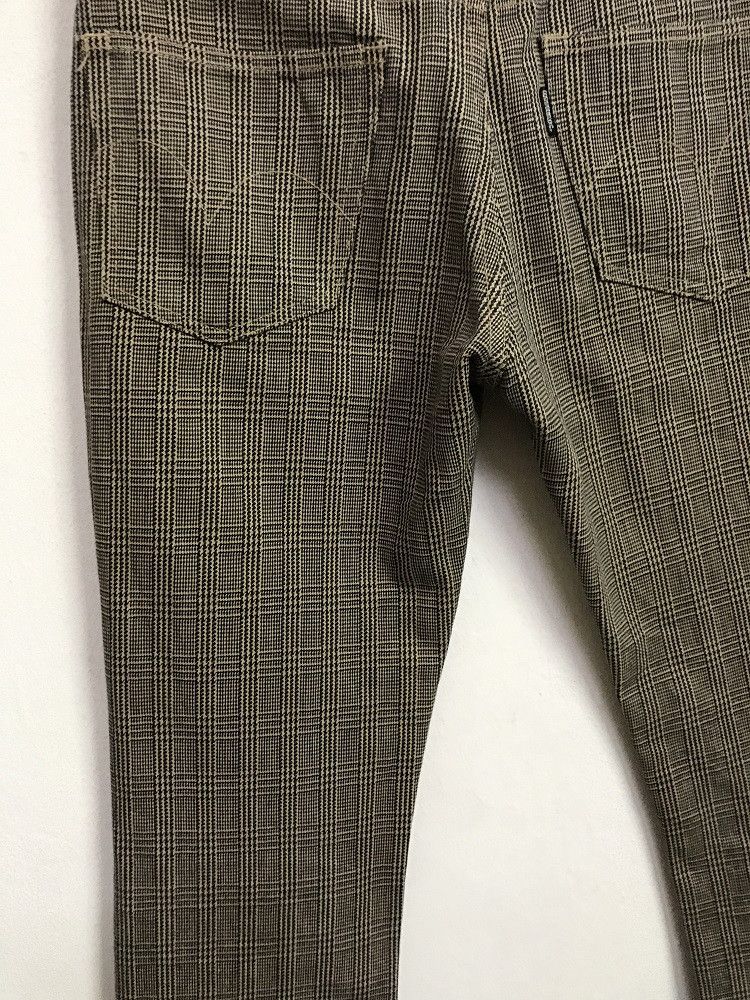 Hysteric Glamour HG Japan Leather Patch Tartan Paid Check Skinny Pant Size US 29 - 14 Thumbnail