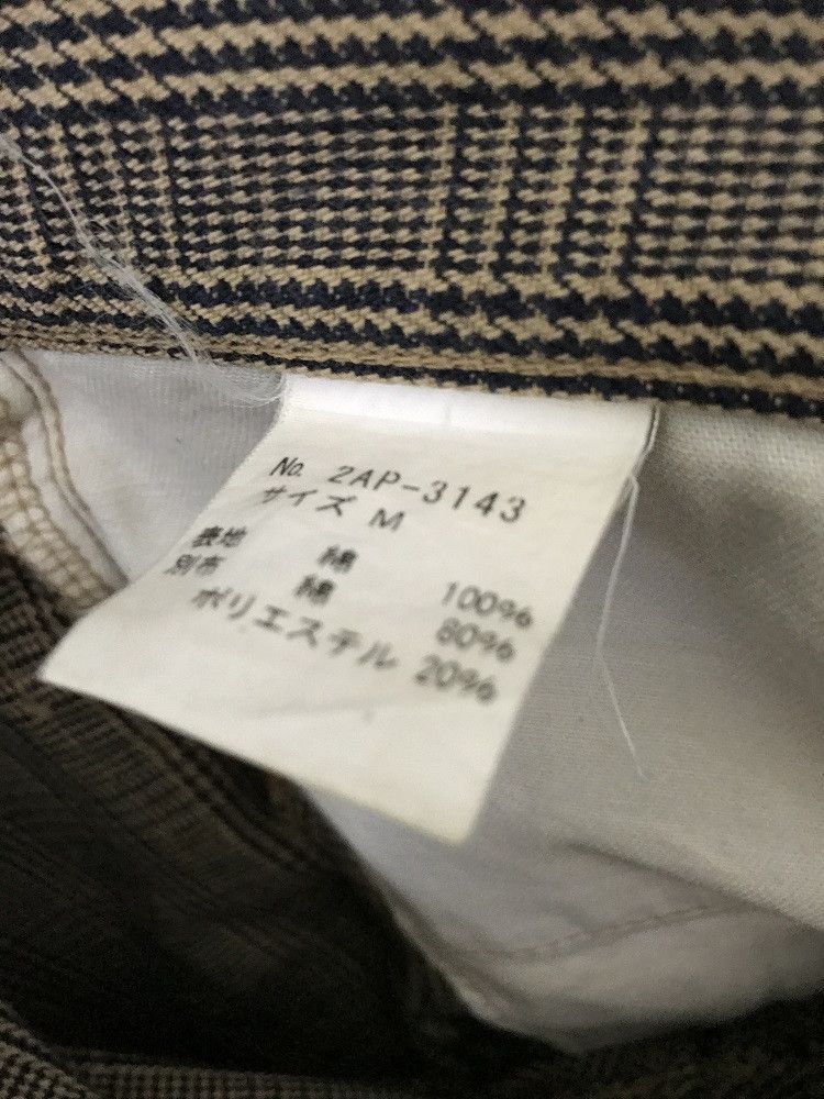 Hysteric Glamour HG Japan Leather Patch Tartan Paid Check Skinny Pant Size US 29 - 15 Thumbnail