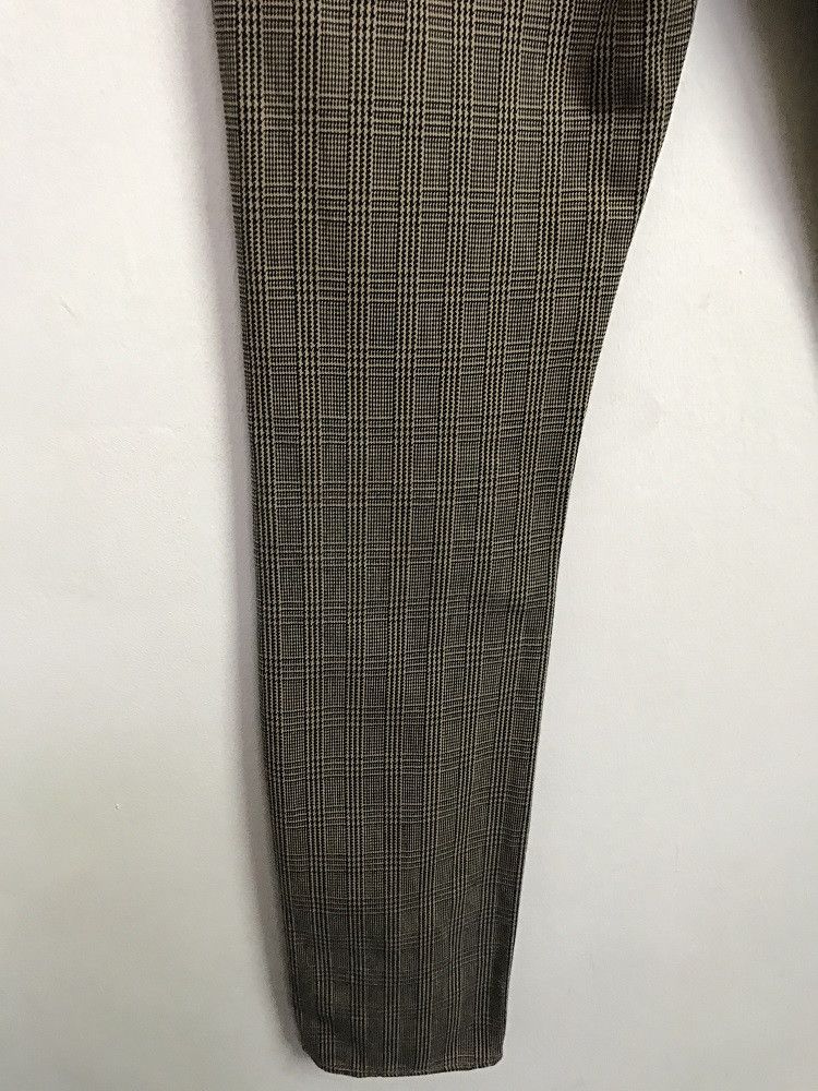 Hysteric Glamour HG Japan Leather Patch Tartan Paid Check Skinny Pant Size US 29 - 13 Thumbnail