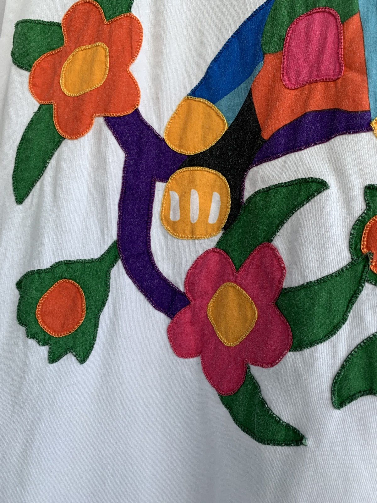 H&M Marni x H&M Art Embroidered Logo White T-Shirt Size US M / EU 48-50 / 2 - 8 Thumbnail