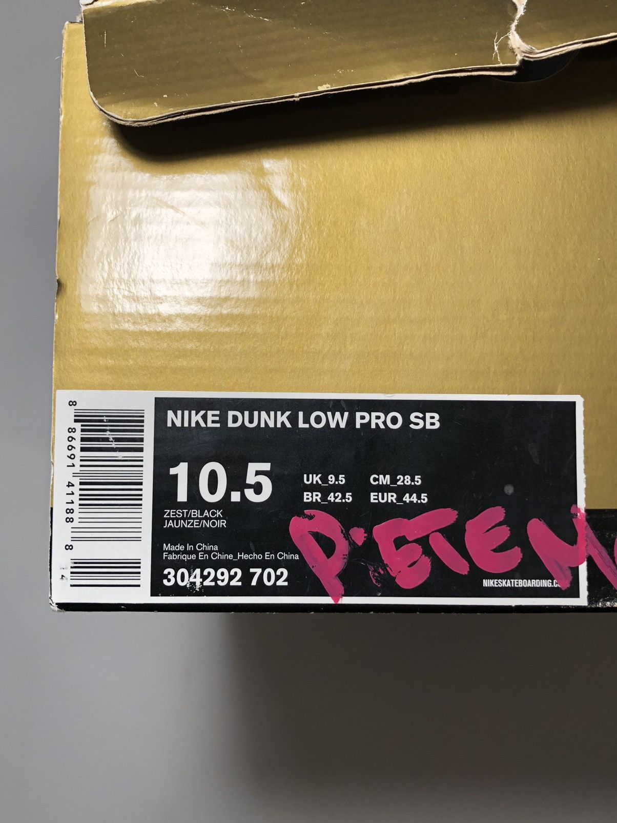Nike Nike SB Dunk Low Pro SB Piet Mondrian 2008 Size US 10.5 / EU 43-44 - 3 Thumbnail