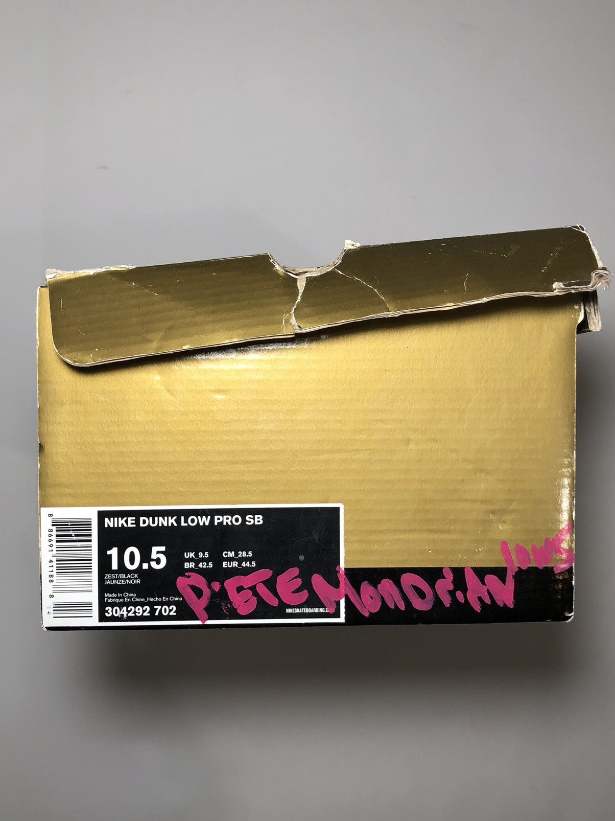 Nike Nike SB Dunk Low Pro SB Piet Mondrian 2008 Size US 10.5 / EU 43-44 - 2 Thumbnail