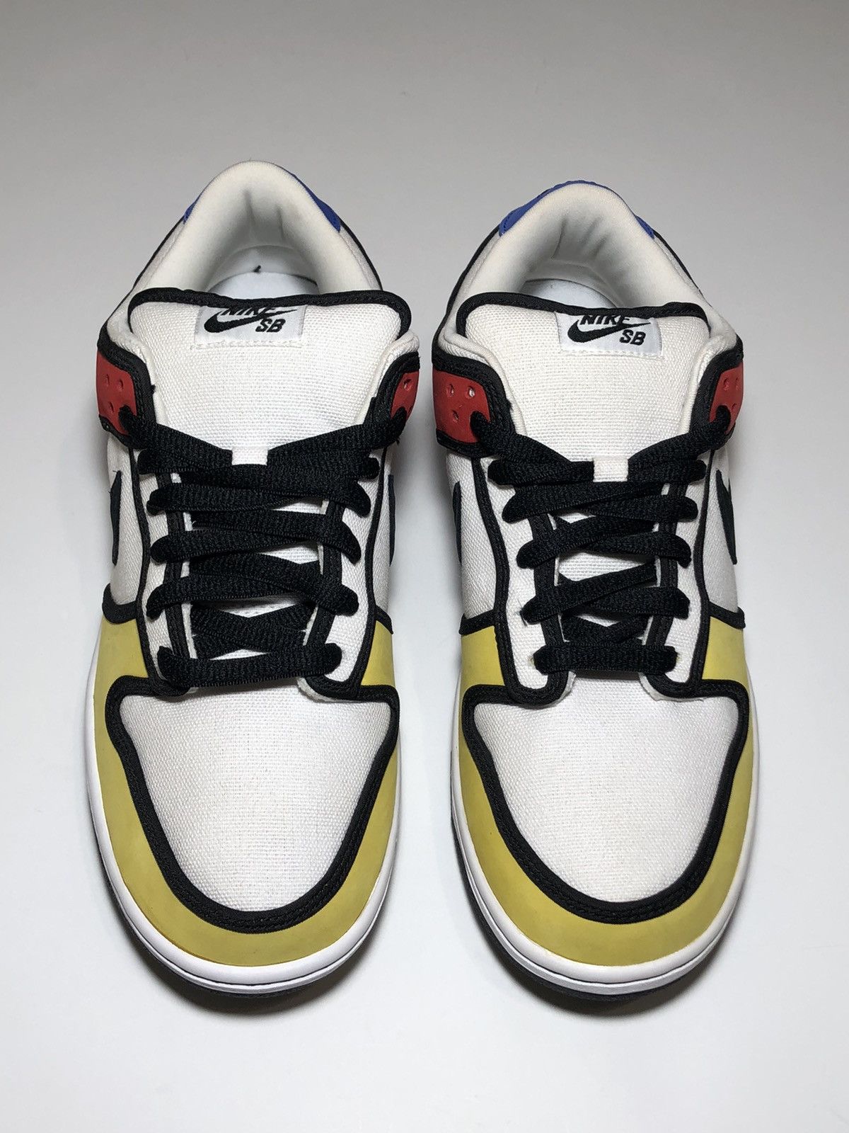 Nike Nike SB Dunk Low Pro SB Piet Mondrian 2008 Size US 10.5 / EU 43-44 - 6 Thumbnail