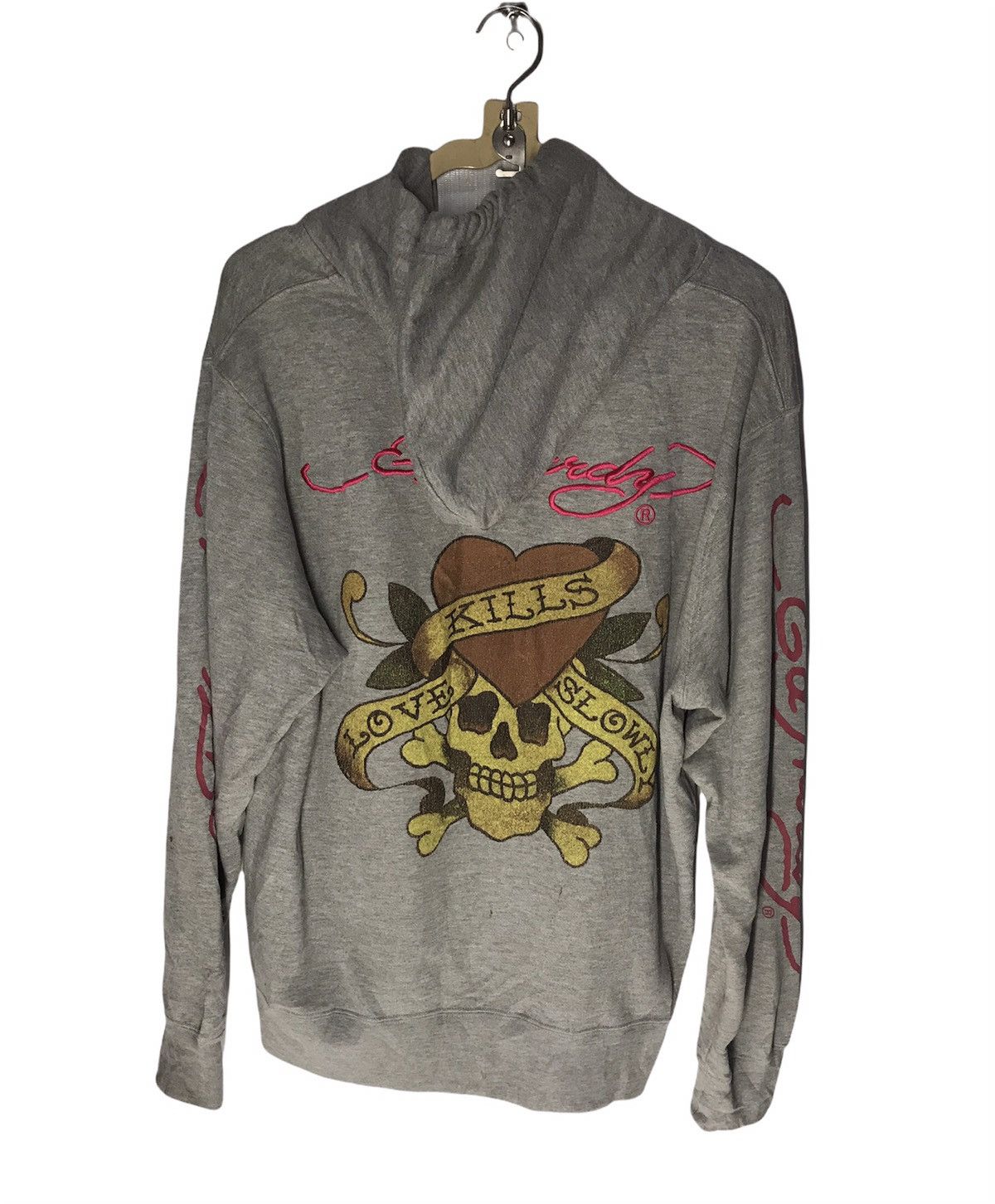 Christian Audigier × Ed Hardy 🔥best offer 🔥Ed hardy zipper hoodie Size US L / EU 52-54 / 3 - 8 Thumbnail