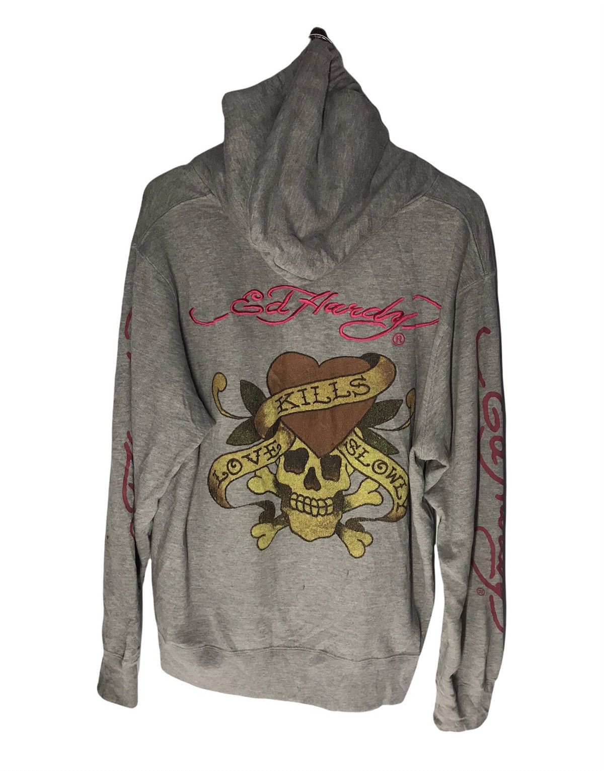 Christian Audigier × Ed Hardy 🔥best offer 🔥Ed hardy zipper hoodie Size US L / EU 52-54 / 3 - 2 Thumbnail