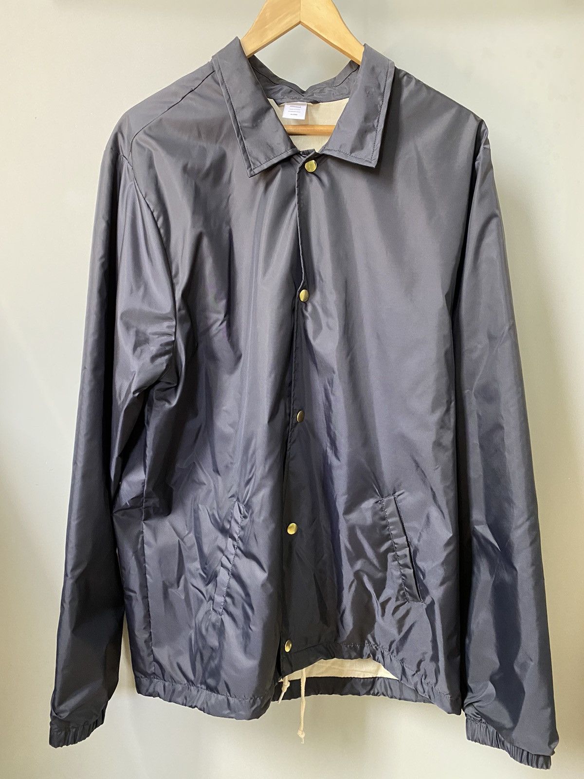 JJJJound Jjjjound J/90 Navy Coach Jacket - XL Size US XL / EU 56 / 4 - 9 Thumbnail