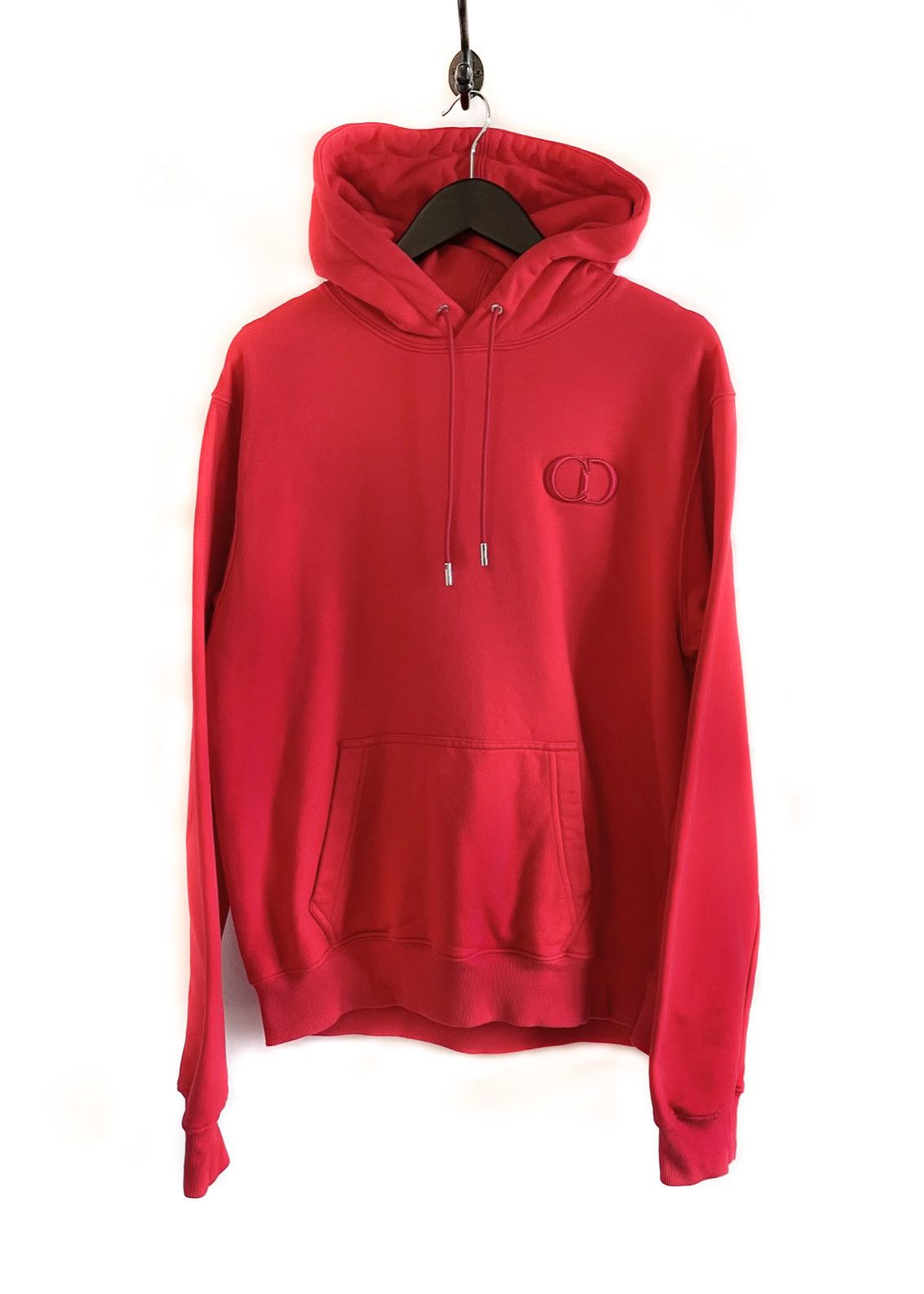 Dior Dior Red CD Icon Embroidered Hoodie Grailed