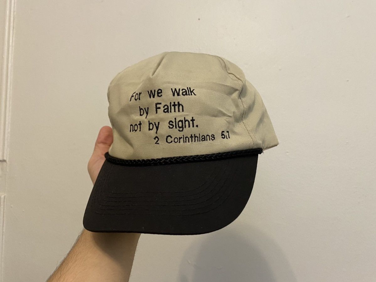 Vintage Vintage 90s Corinthians Bible Cap Jesus Size ONE SIZE - 1 Thumbnail