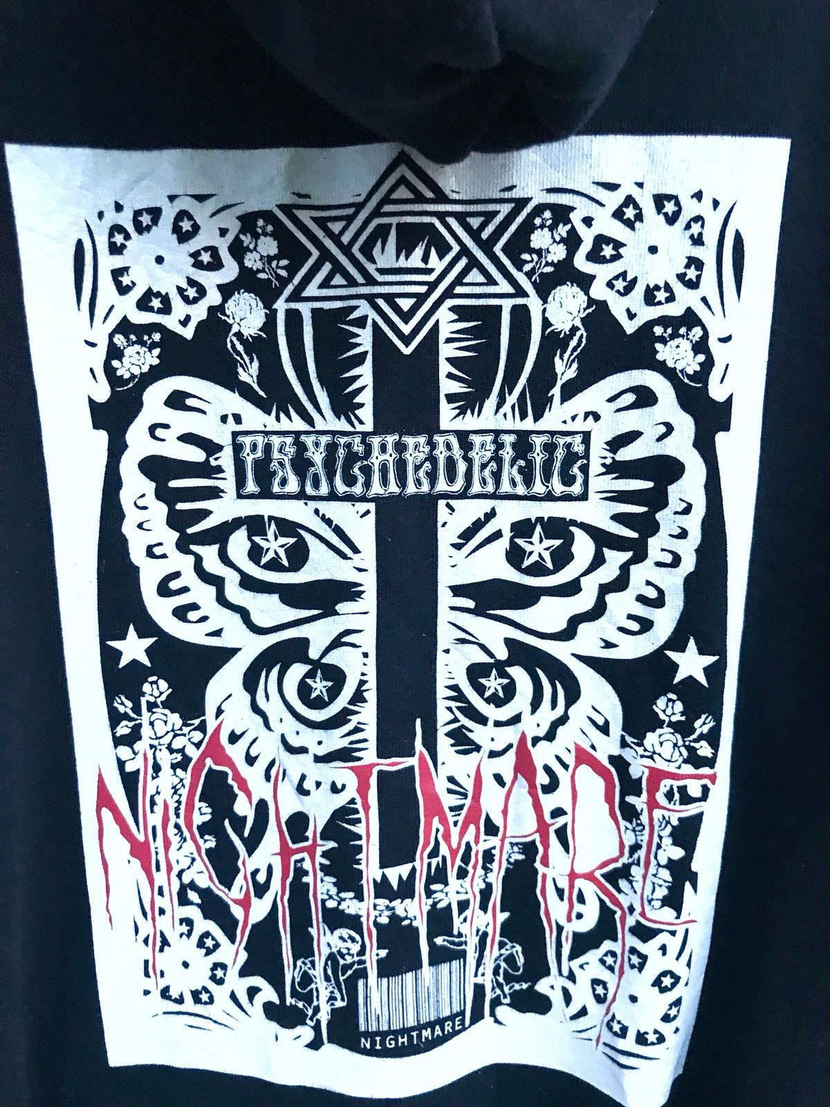 Other Psychedelic Nightmare Hoodie Front Logo Sweatshirt Size US S / EU 44-46 / 1 - 6 Thumbnail