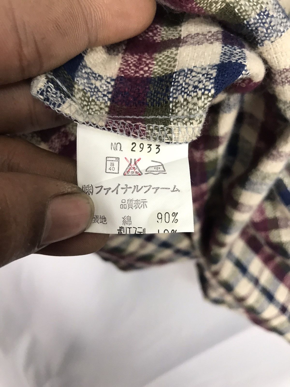 Flannel × Japanese Brand × Vintage Vintage wool flannel shirt made in japan Size US M / EU 48-50 / 2 - 5 Thumbnail