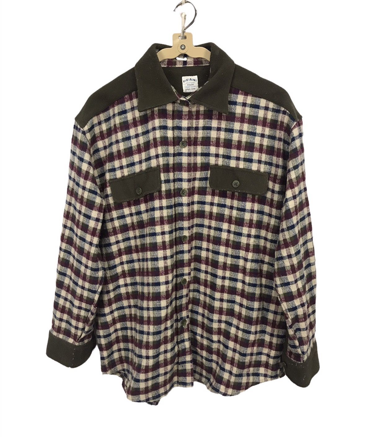 Flannel × Japanese Brand × Vintage Vintage wool flannel shirt made in japan Size US M / EU 48-50 / 2 - 1 Thumbnail