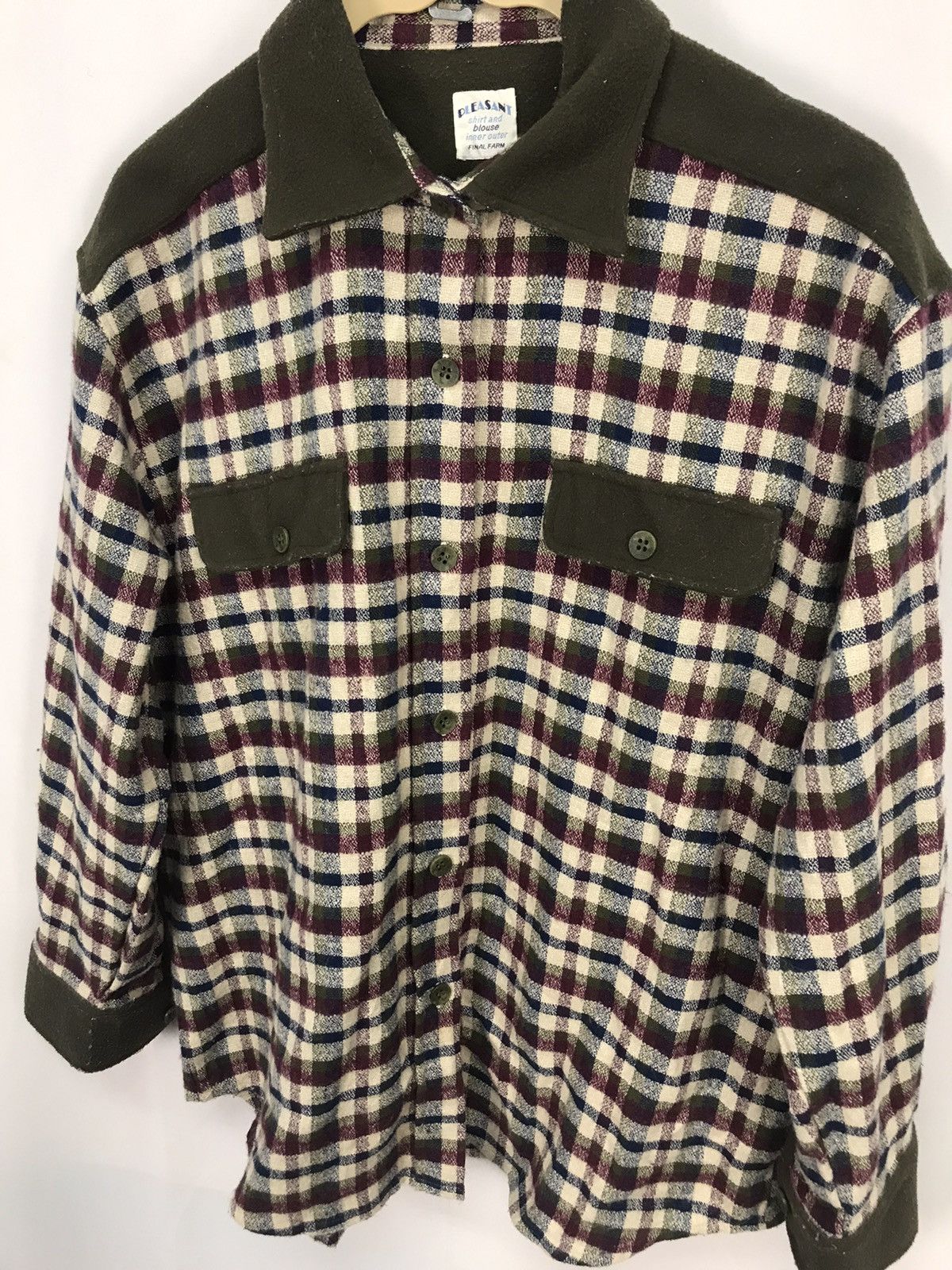 Flannel × Japanese Brand × Vintage Vintage wool flannel shirt made in japan Size US M / EU 48-50 / 2 - 3 Thumbnail