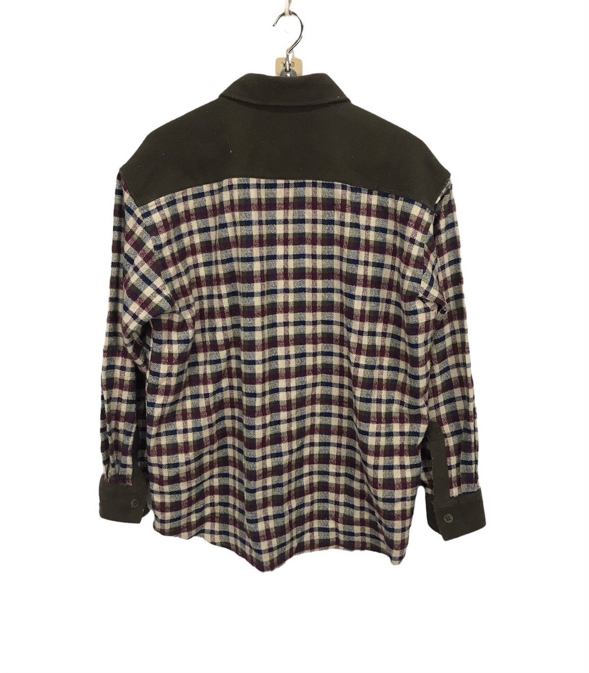 Flannel × Japanese Brand × Vintage Vintage wool flannel shirt made in japan Size US M / EU 48-50 / 2 - 2 Thumbnail