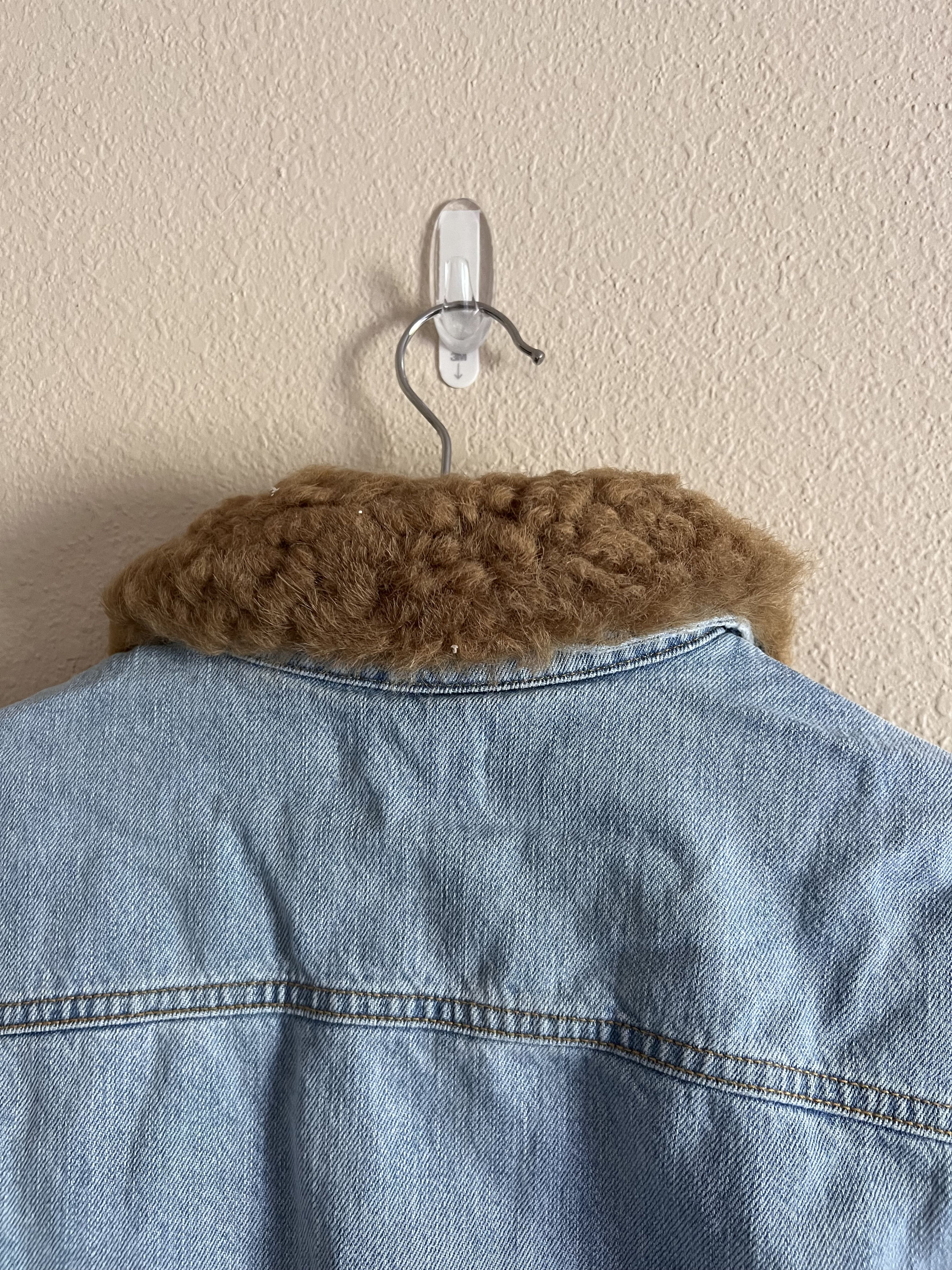 ERL ERL Denim Jacket with Fur Collar Size US XL / EU 56 / 4 - 6 Thumbnail