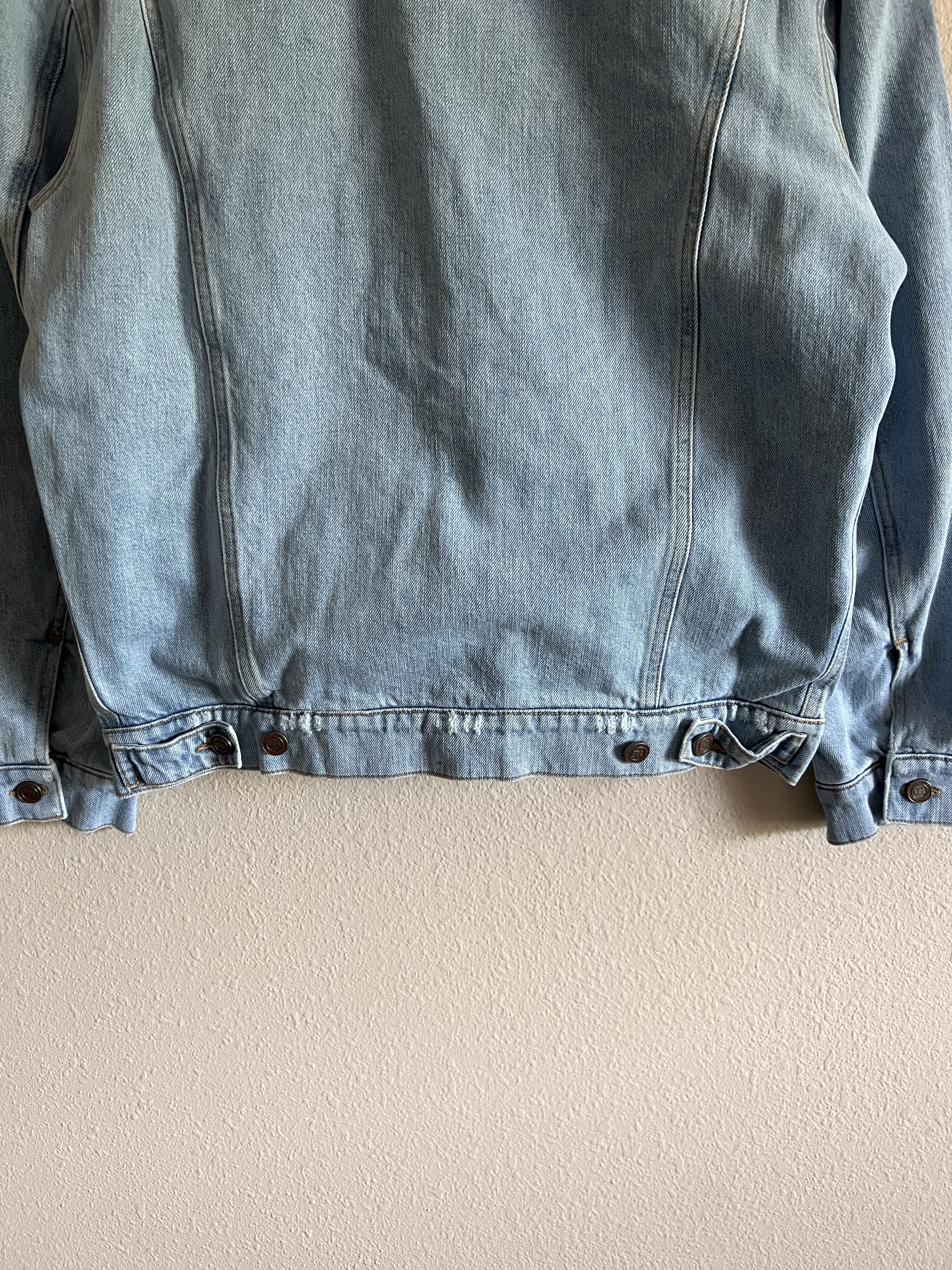 ERL ERL Denim Jacket with Fur Collar Size US XL / EU 56 / 4 - 7 Thumbnail