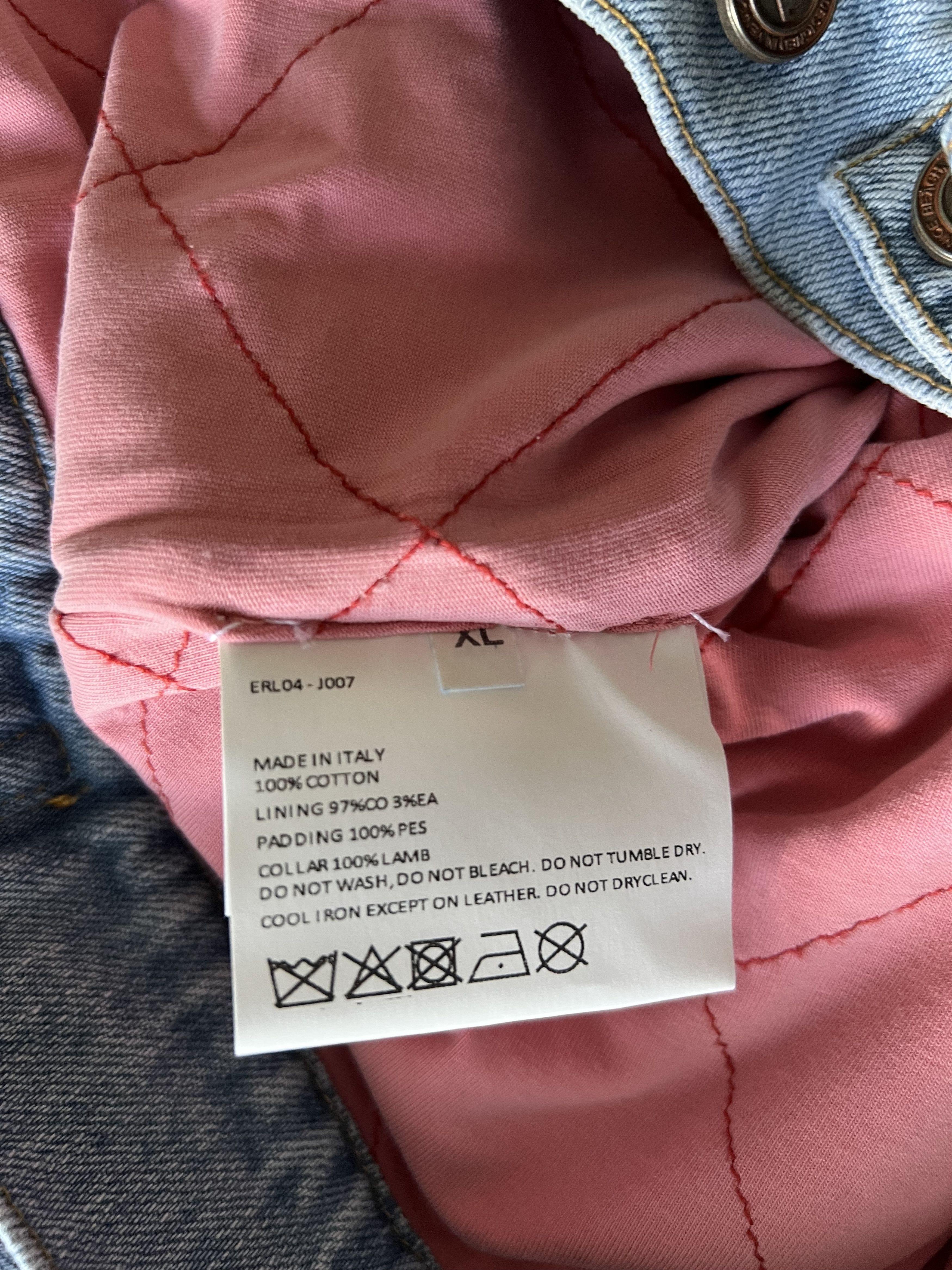 ERL ERL Denim Jacket with Fur Collar Size US XL / EU 56 / 4 - 11 Thumbnail