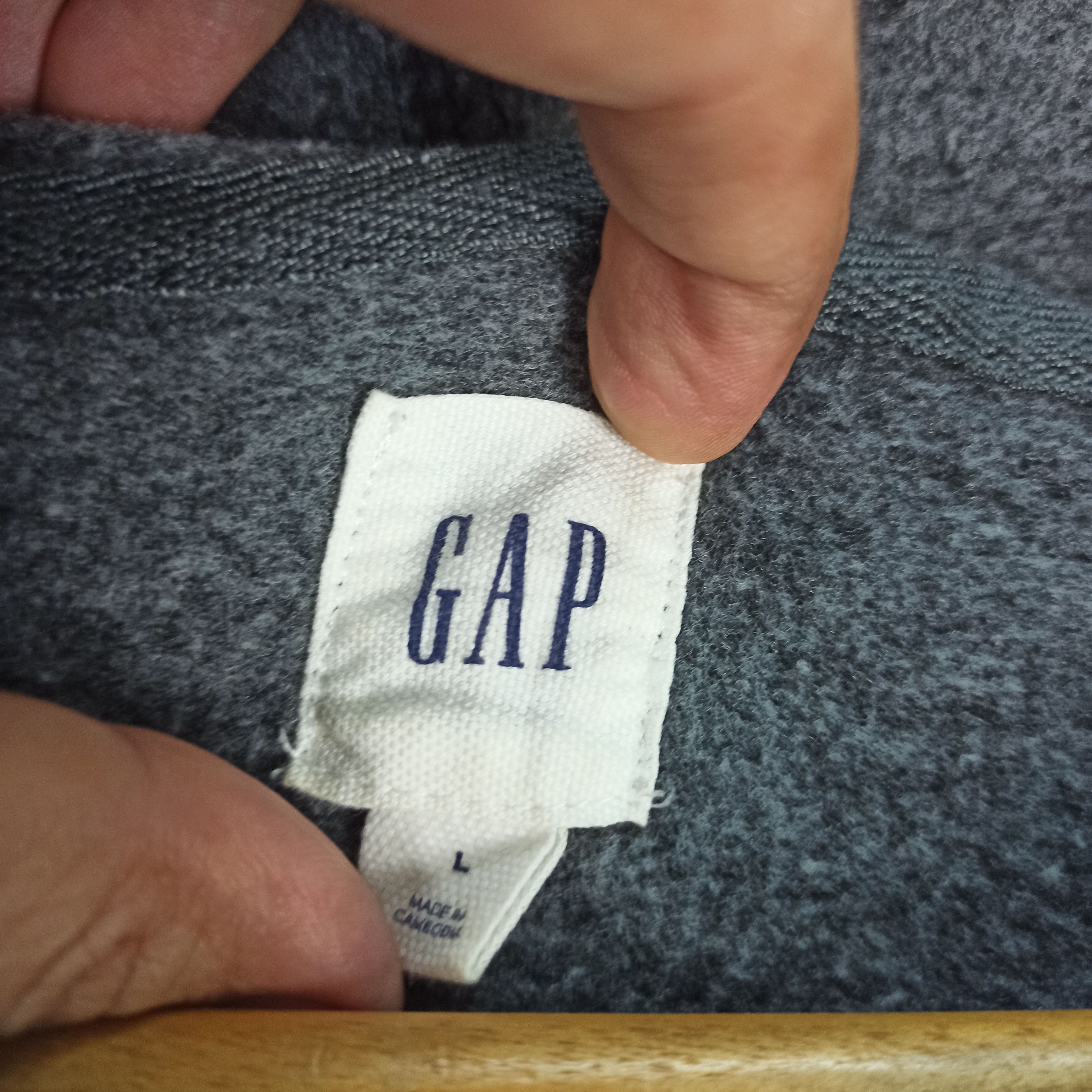 Gap Rare🔥 GAP USA Flat Big Logo Spell Out Hoodie Size US L / EU 52-54 / 3 - 6 Thumbnail