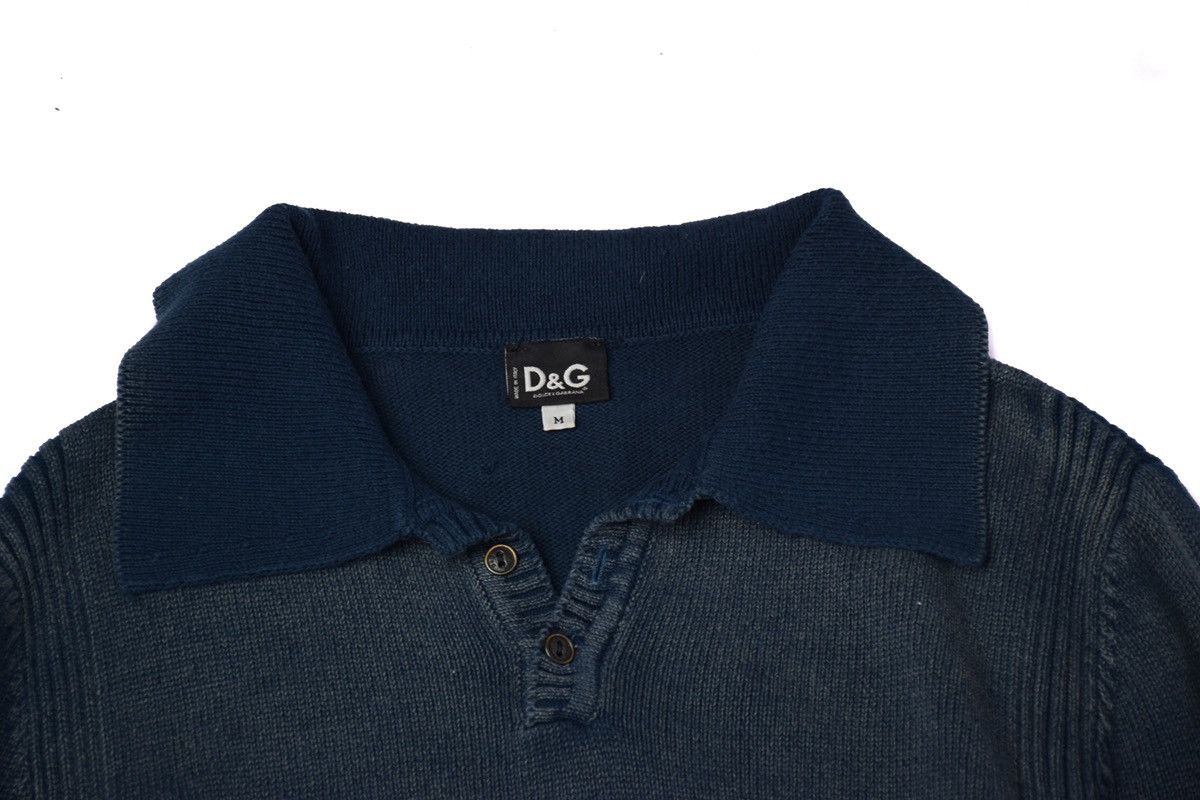 Dolce & Gabbana Dolce & Gabbana Sweater Denim Effect Size M / US 6-8 / IT 42-44 - 3 Thumbnail