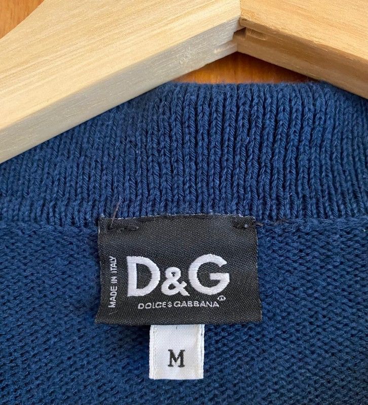 Dolce & Gabbana Dolce & Gabbana Sweater Denim Effect Size M / US 6-8 / IT 42-44 - 7 Thumbnail