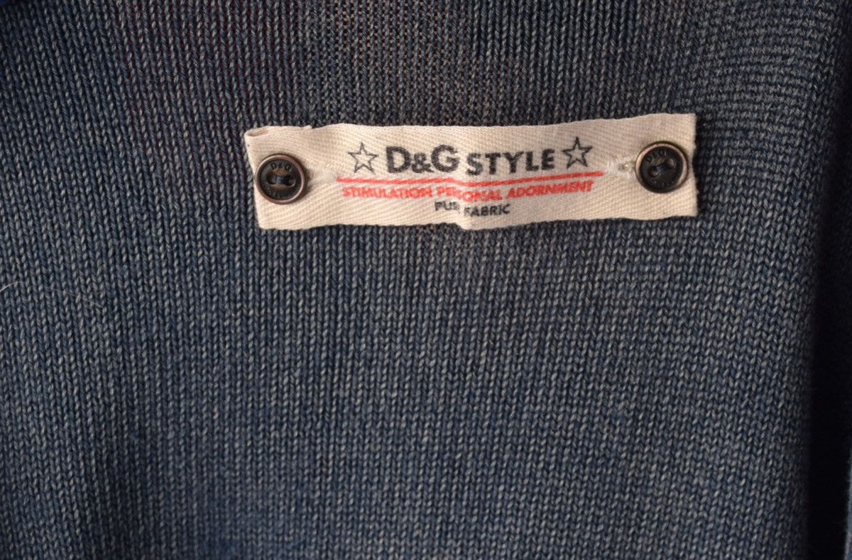Dolce & Gabbana Dolce & Gabbana Sweater Denim Effect Size M / US 6-8 / IT 42-44 - 4 Thumbnail
