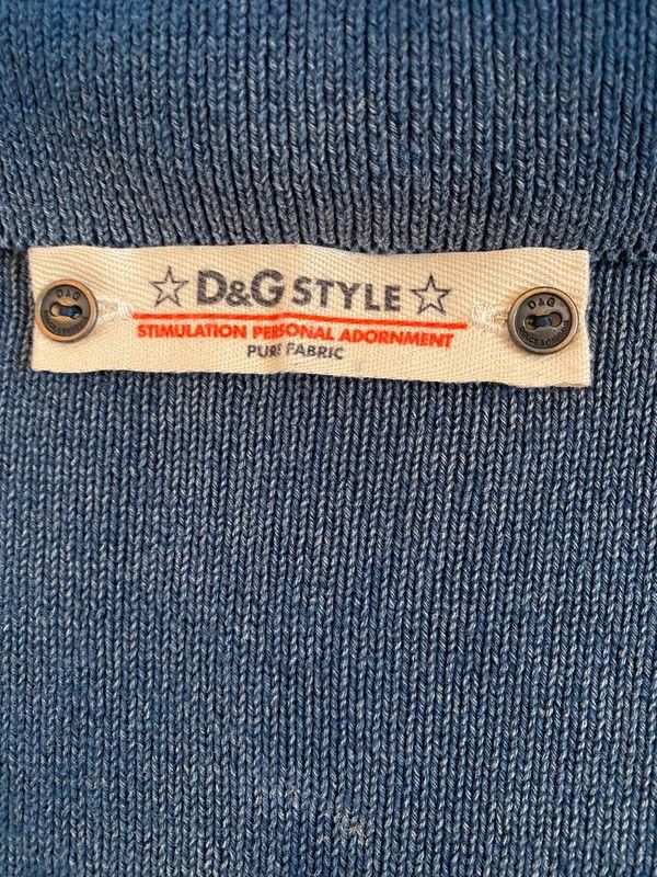 Dolce & Gabbana Dolce & Gabbana Sweater Denim Effect Size M / US 6-8 / IT 42-44 - 9 Thumbnail