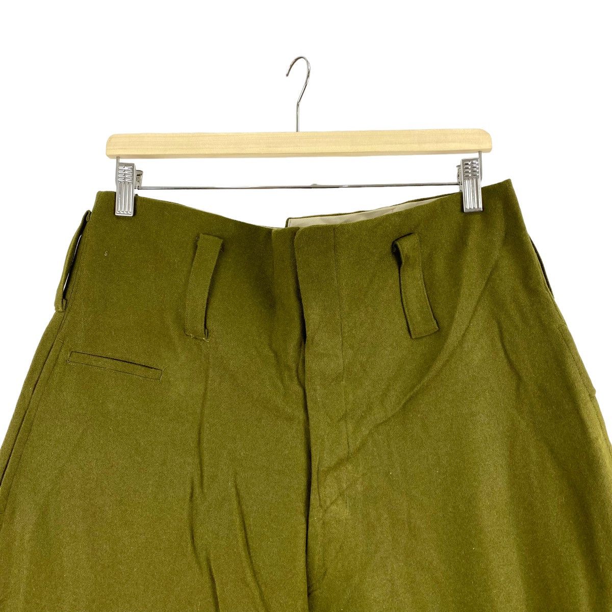 Vintage Vintage 60s MILITARY ARMY Fatique Wool Army Heavy Pant Size US 40 / EU 56 - 2 Thumbnail