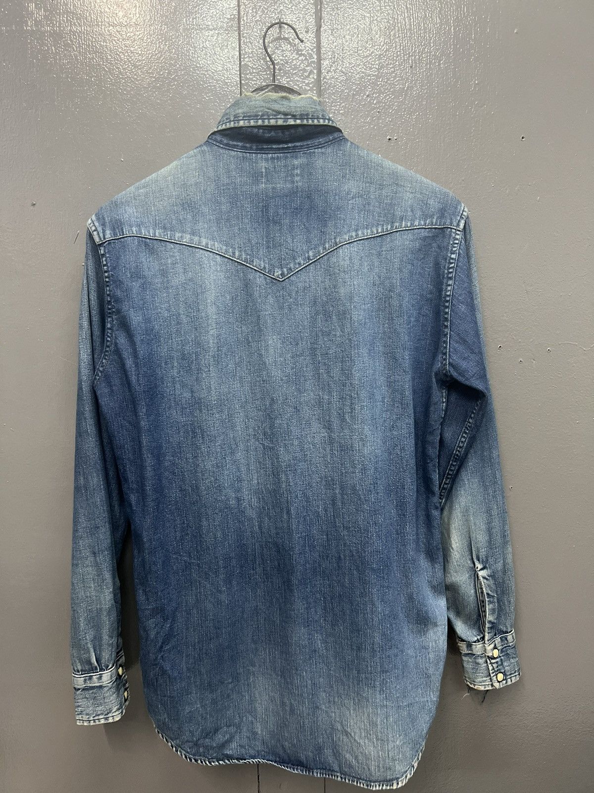 Blue Blue Japan × Vintage VINTAGE🔥BLUE BLUE JAPAN PEARL SNAP BUTTON SHIRT Size US M / EU 48-50 / 2 - 7 Thumbnail