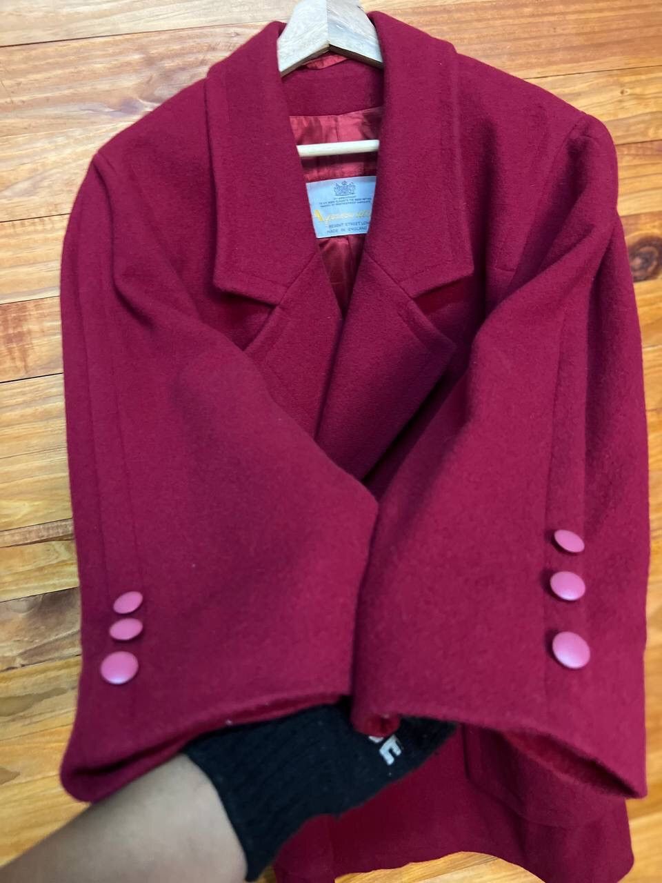Aquascutum AQUASCUTUM WOOL RED BLAZER MADE IN ENGLAND Size 42S - 7 Thumbnail