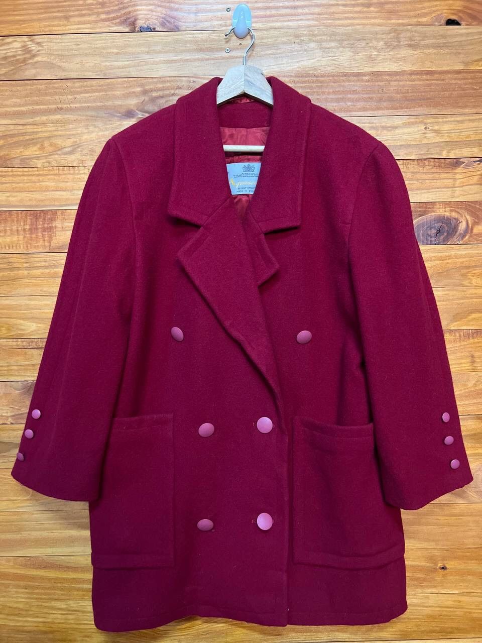 Aquascutum AQUASCUTUM WOOL RED BLAZER MADE IN ENGLAND Size 42S - 10 Thumbnail