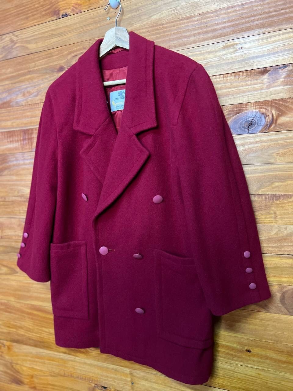 Aquascutum AQUASCUTUM WOOL RED BLAZER MADE IN ENGLAND Size 42S - 3 Thumbnail