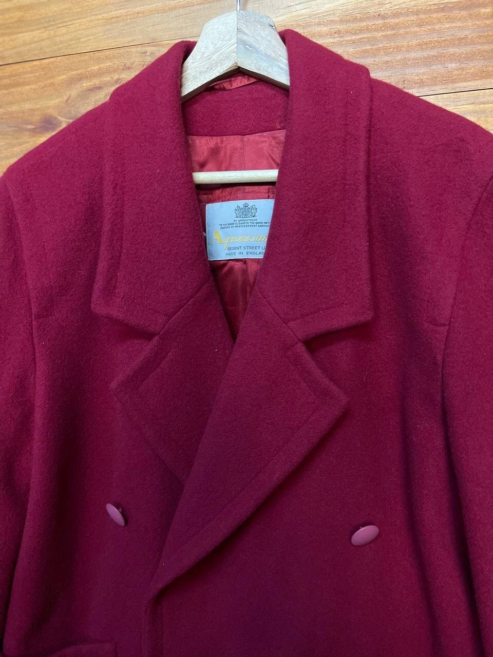 Aquascutum AQUASCUTUM WOOL RED BLAZER MADE IN ENGLAND Size 42S - 5 Thumbnail