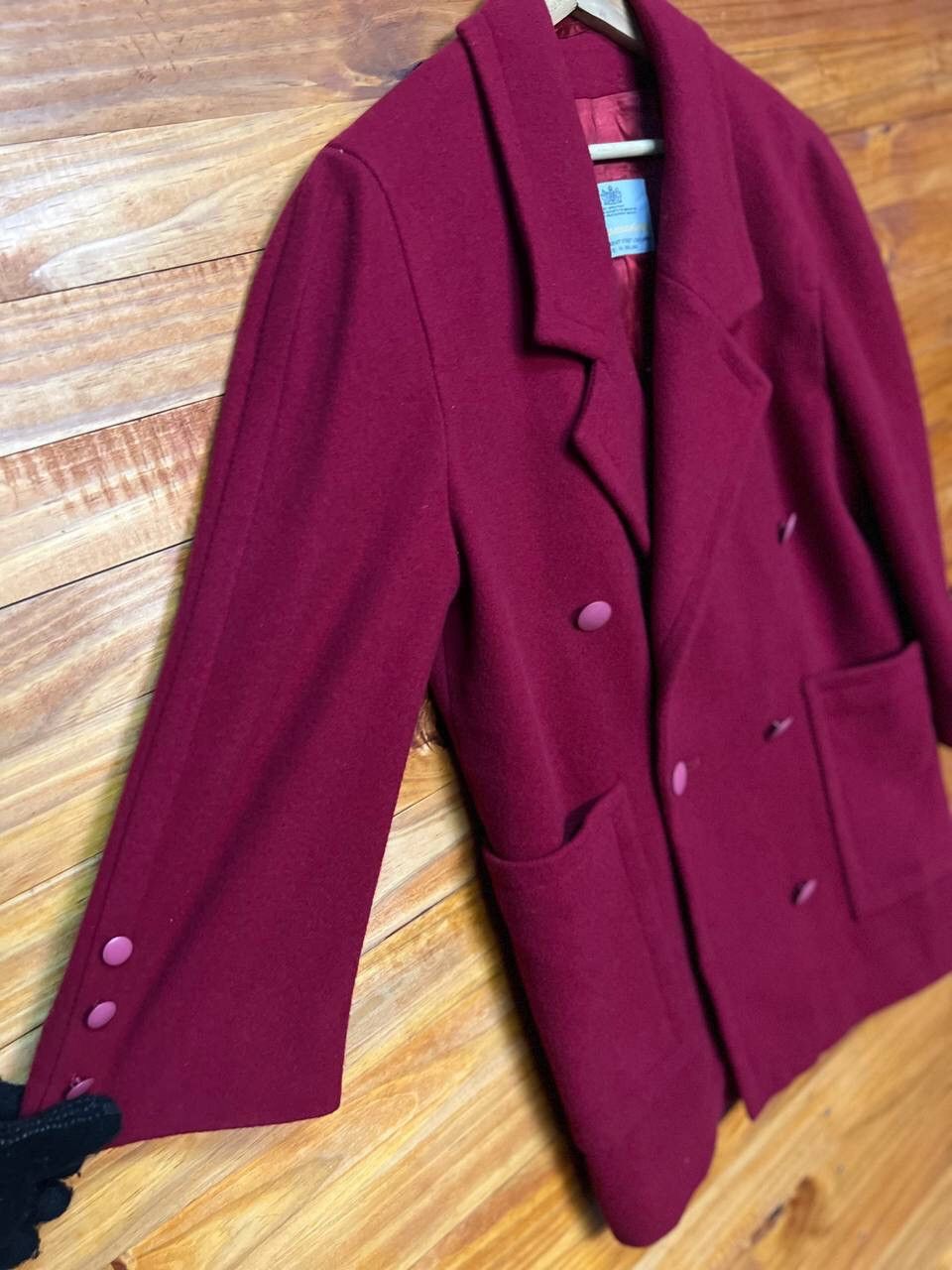 Aquascutum AQUASCUTUM WOOL RED BLAZER MADE IN ENGLAND Size 42S - 4 Thumbnail