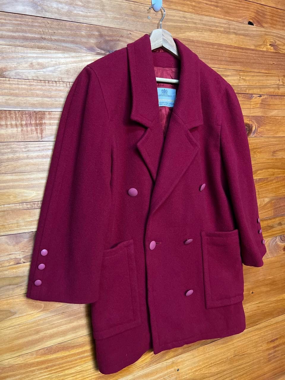 Aquascutum AQUASCUTUM WOOL RED BLAZER MADE IN ENGLAND Size 42S - 2 Thumbnail