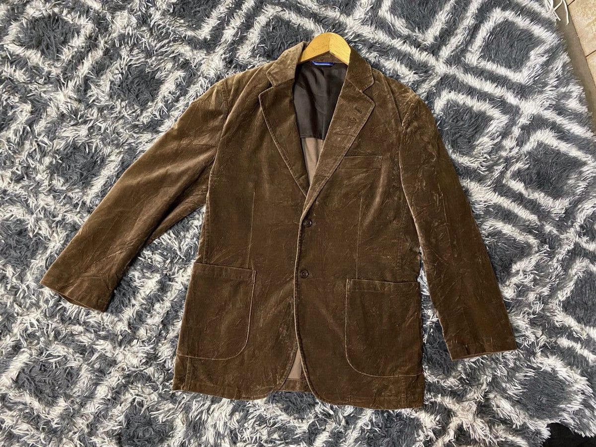 image of Vintage John Henry Velvet Suit Jacket, Men's (Size Medium)