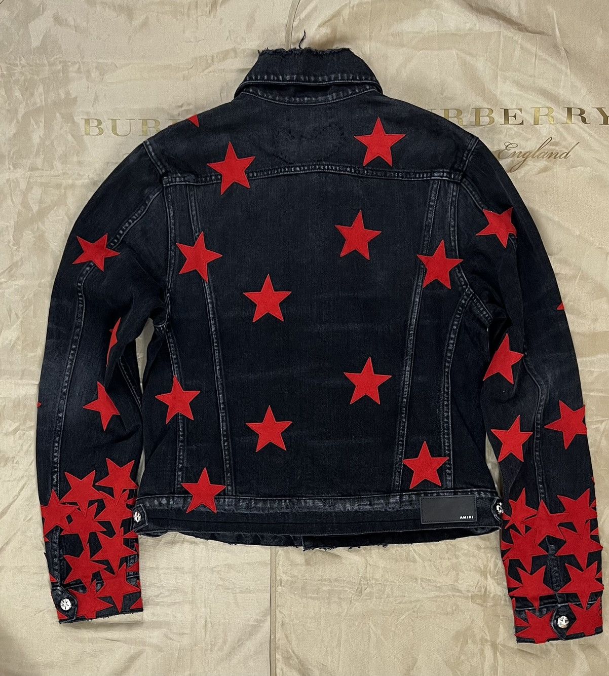 Amiri Amiri Chemist Star Denim Jacket size L $2800 Size US L / EU 52-54 / 3 - 8 Thumbnail
