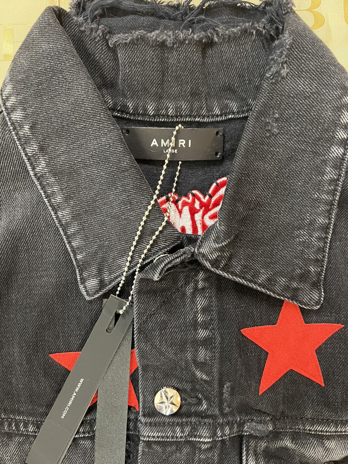 Amiri Amiri Chemist Star Denim Jacket size L $2800 Size US L / EU 52-54 / 3 - 2 Thumbnail