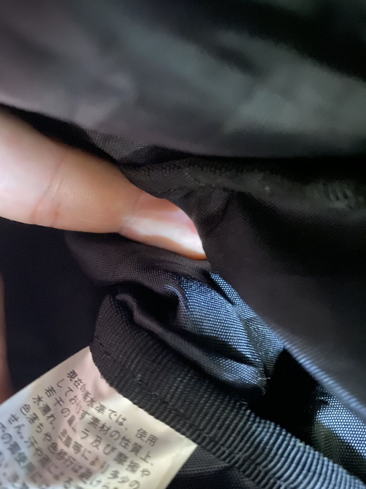 Issey Miyake × Japanese Brand × Yohji Yamamoto Black Y’Saccs By Yohji Yamamoto triagle Travel duffle bag Size ONE SIZE - 7 Thumbnail