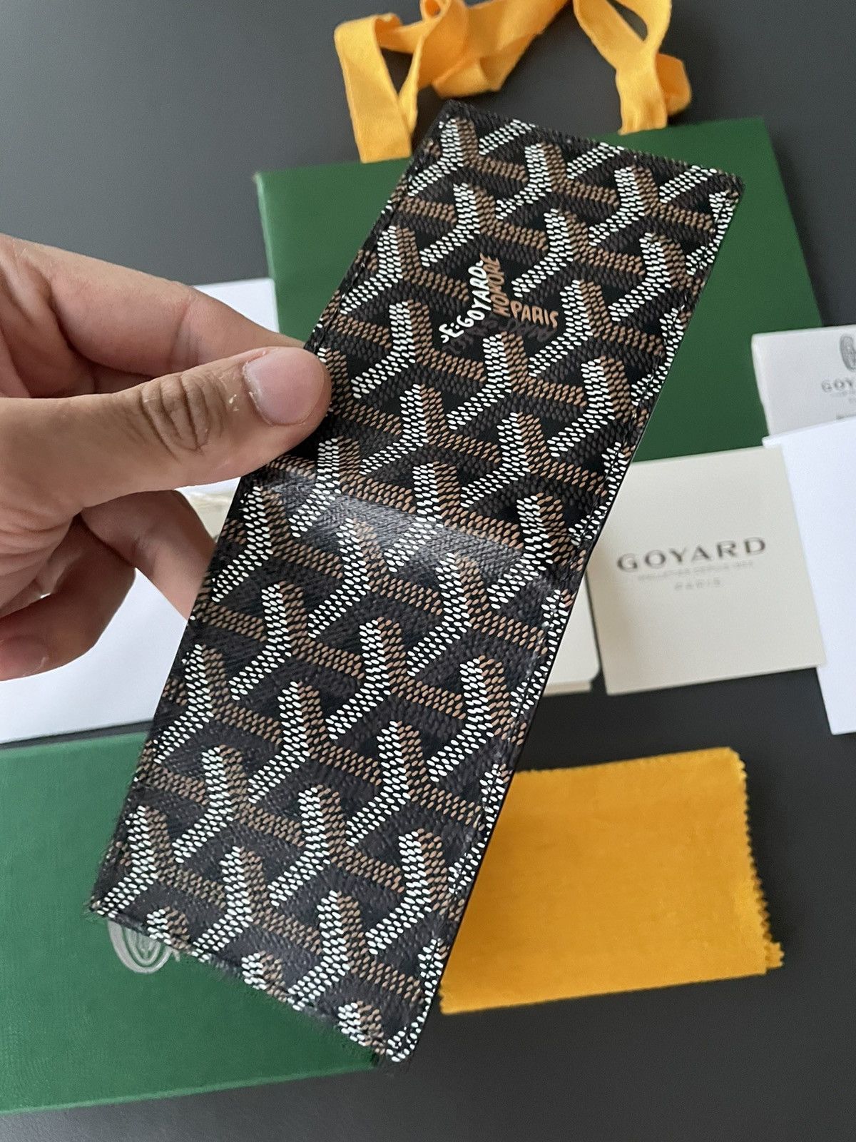 Goyard Rare Limited Edition Brand New Iconic Goyard Logo Wallet Size ONE SIZE - 7 Thumbnail