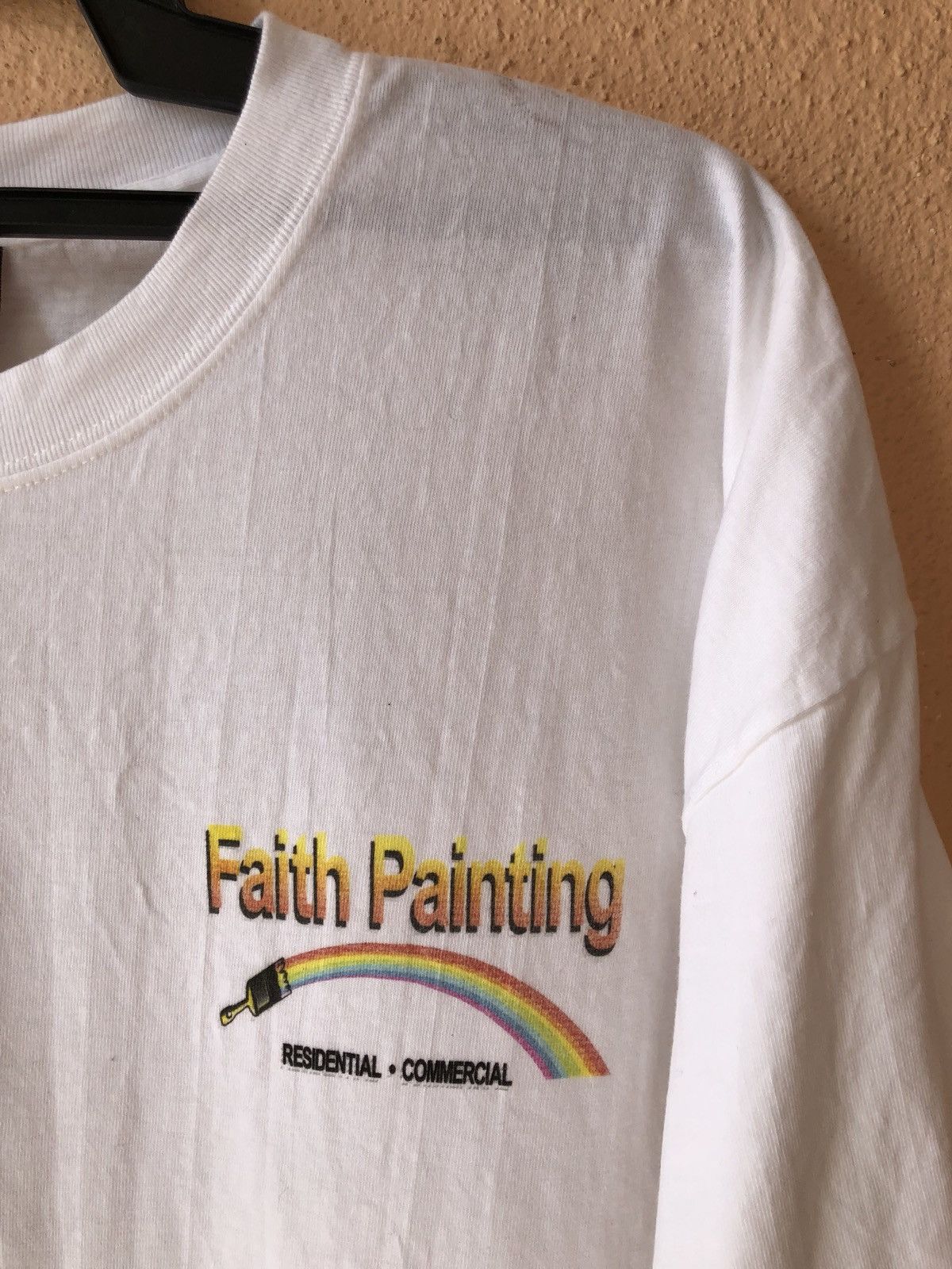 Vintage Vintage Faith Painting Advertising Art Tee Size US XXL / EU 58 / 5 - 4 Thumbnail